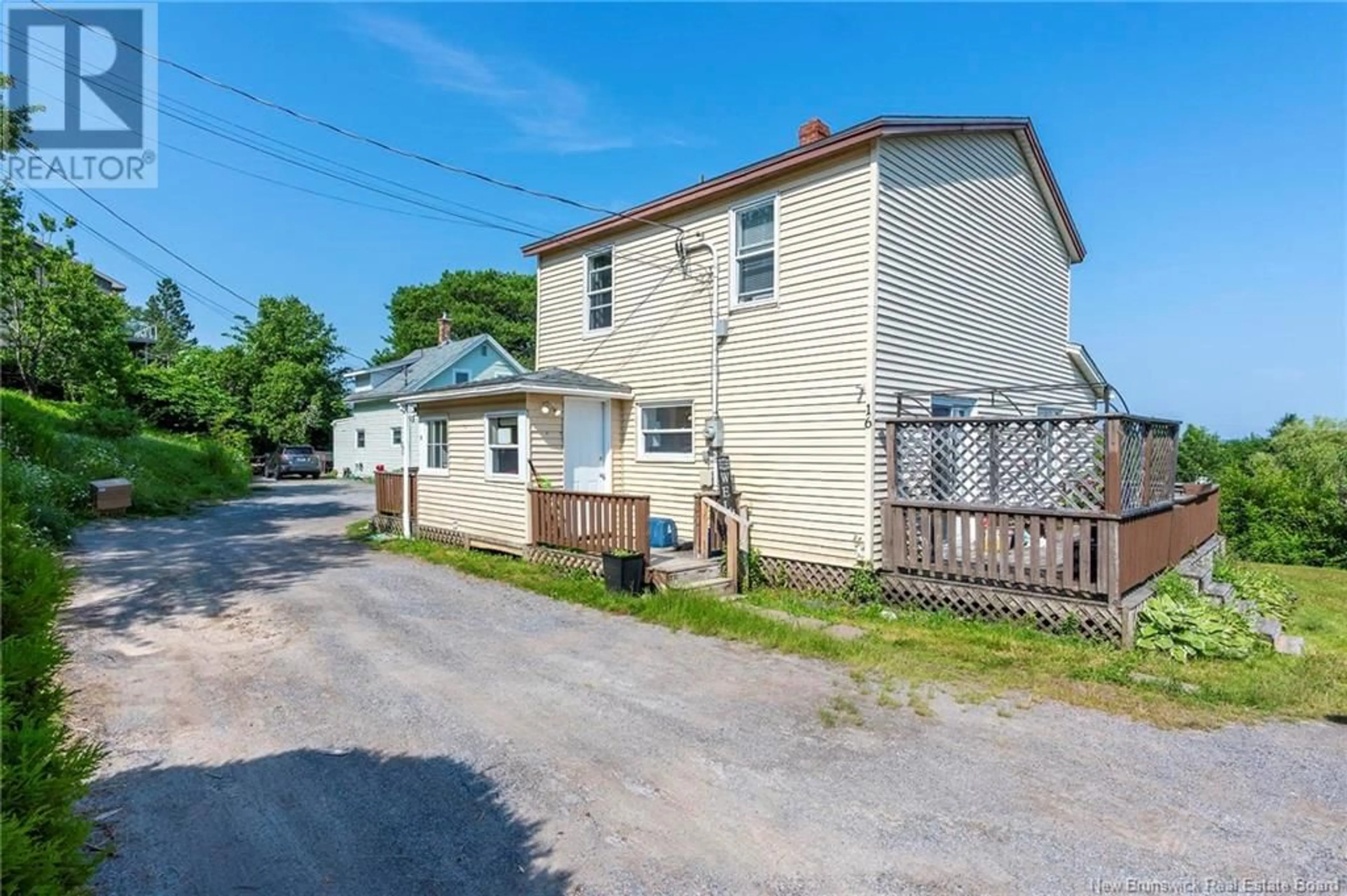 A pic from outside/outdoor area/front of a property/back of a property/a pic from drone, street for 16 WOOLASTOOK DRIVE, Grand Bay-Westfield New Brunswick E5K1R2