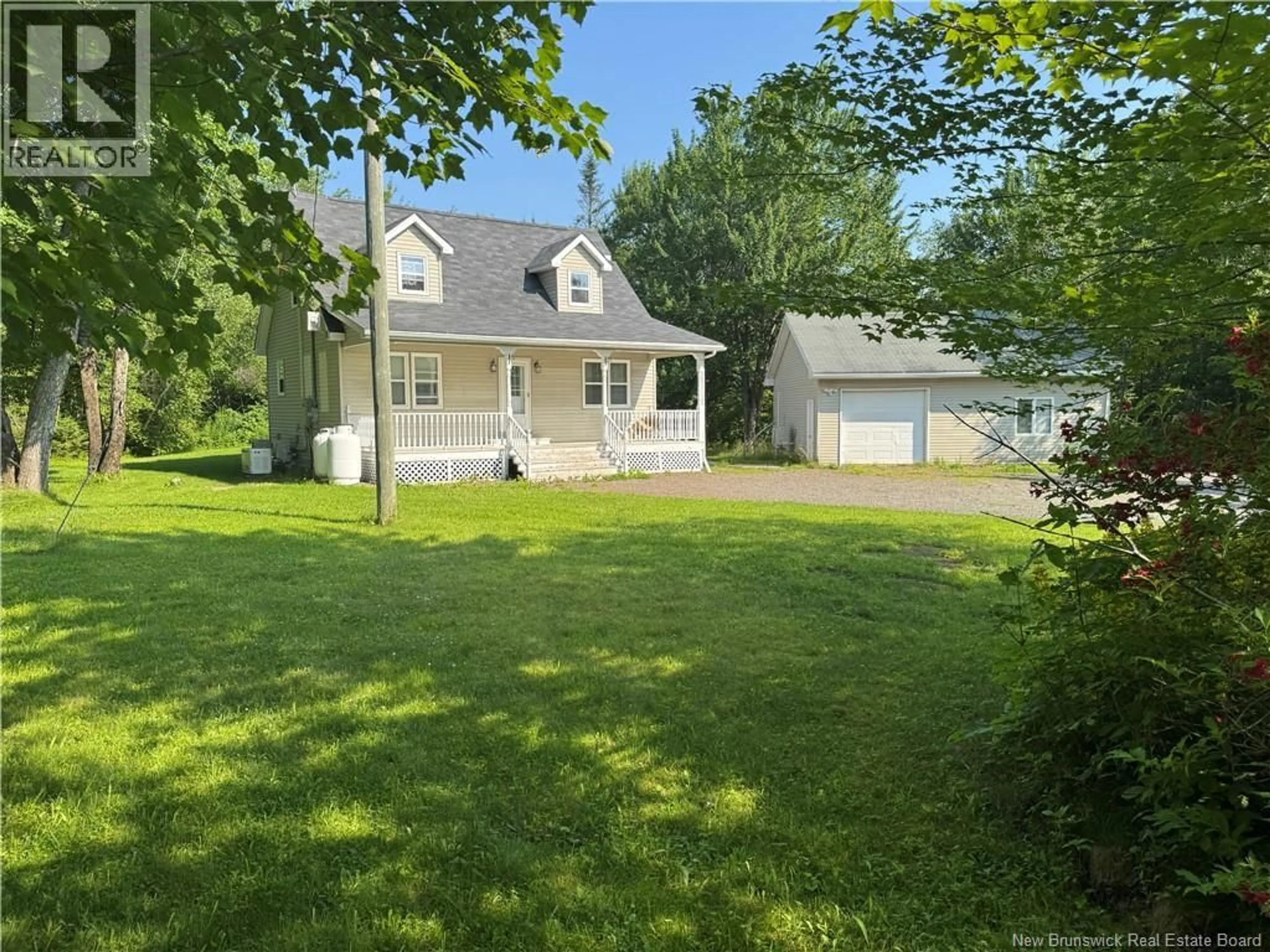A pic from outside/outdoor area/front of a property/back of a property/a pic from drone, unknown for 64 ROUTE 635, Lake George New Brunswick E6K3P9