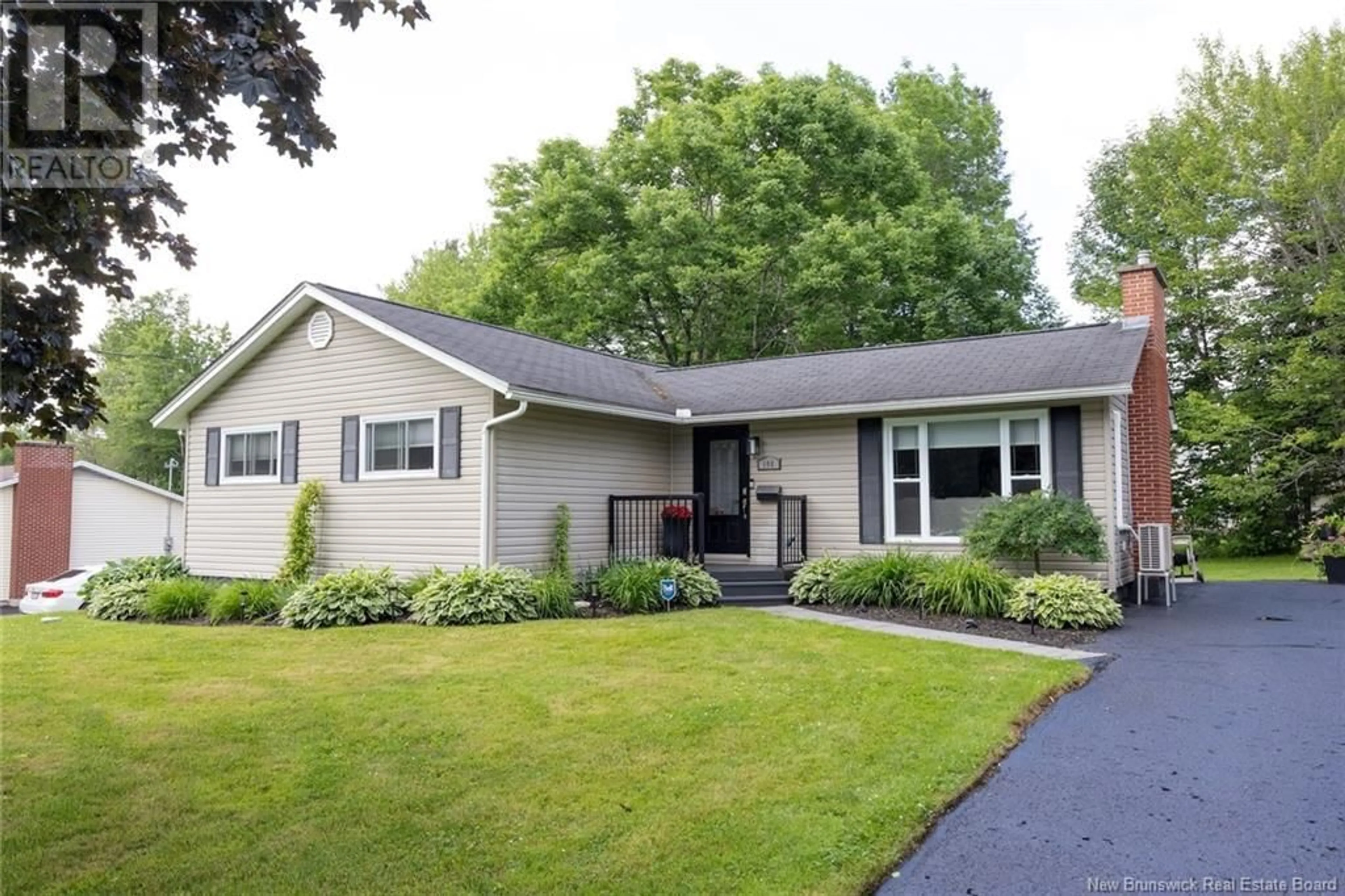 Home with vinyl exterior material, street for 144 SUNRISE ESTATES DRIVE, New Maryland New Brunswick E3G1C6