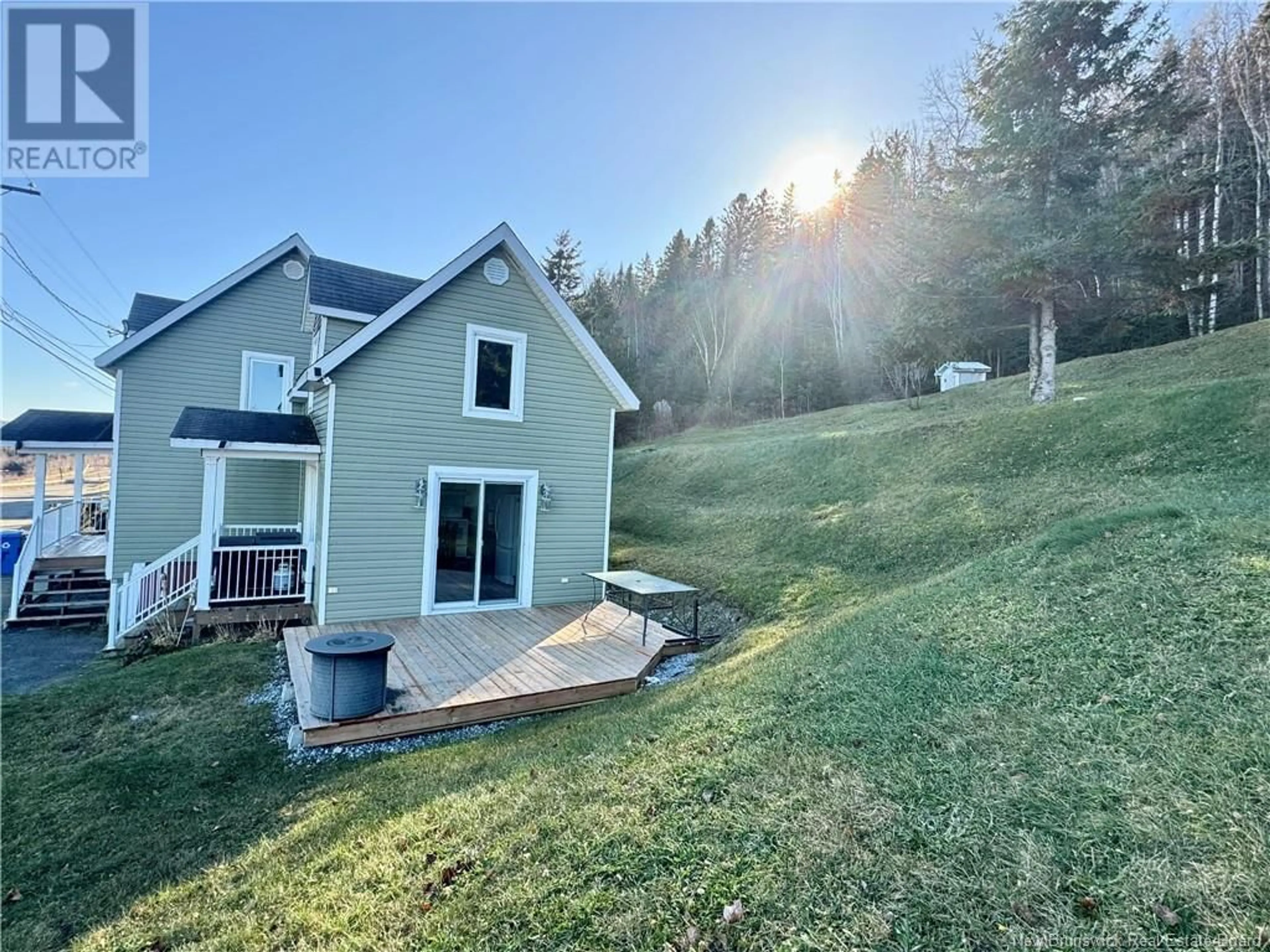 A pic from outside/outdoor area/front of a property/back of a property/a pic from drone, mountain view for 5642 CENTRALE STREET, Lac Baker New Brunswick E7A1H7