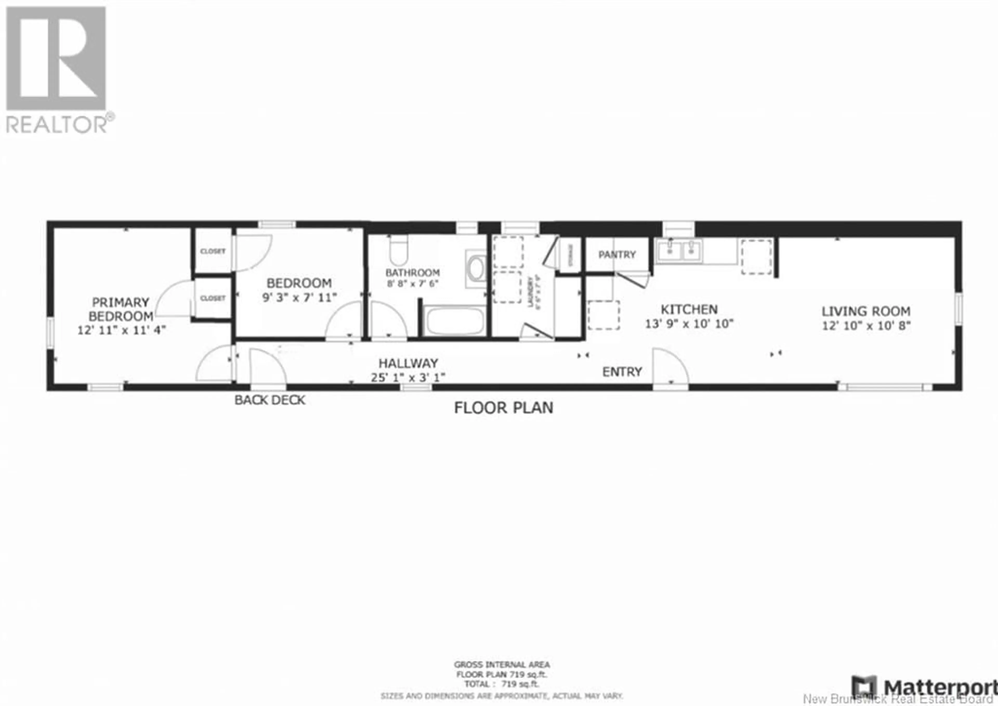 Floor plan for 196 HEDGEVIEW DRIVE, Fredericton New Brunswick E3B6S4