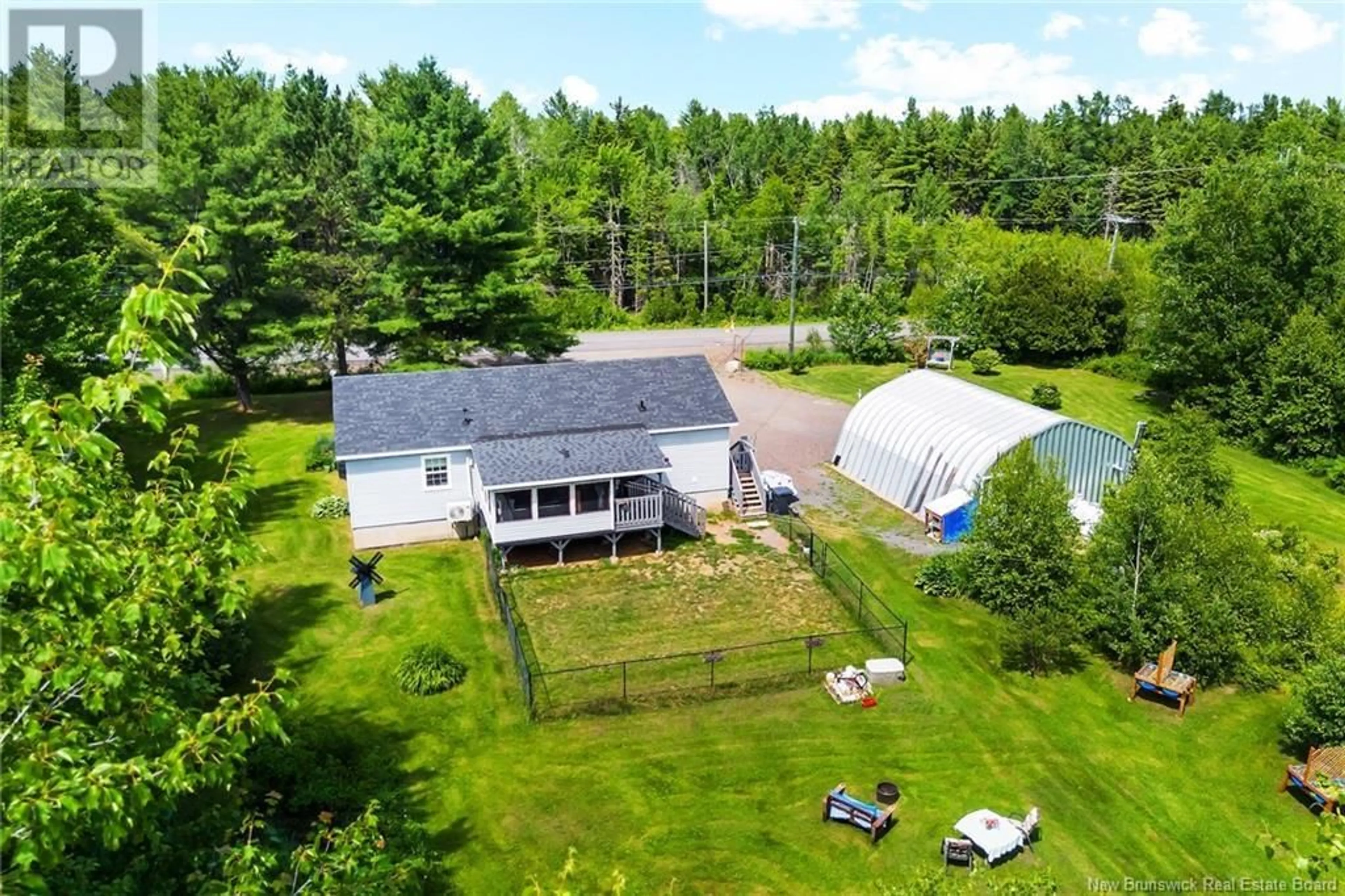 A pic from outside/outdoor area/front of a property/back of a property/a pic from drone, water/lake/river/ocean view for 4251 ROUTE 690, Newcastle Creek New Brunswick E4B2M5