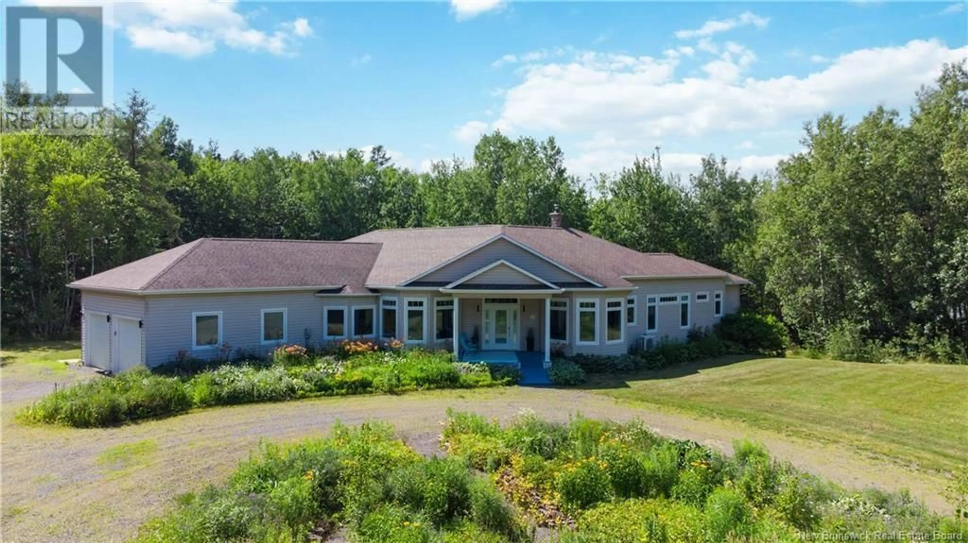 A pic from outside/outdoor area/front of a property/back of a property/a pic from drone, building for 1336 ROUTE 114, Lower Coverdale New Brunswick E1J1C7