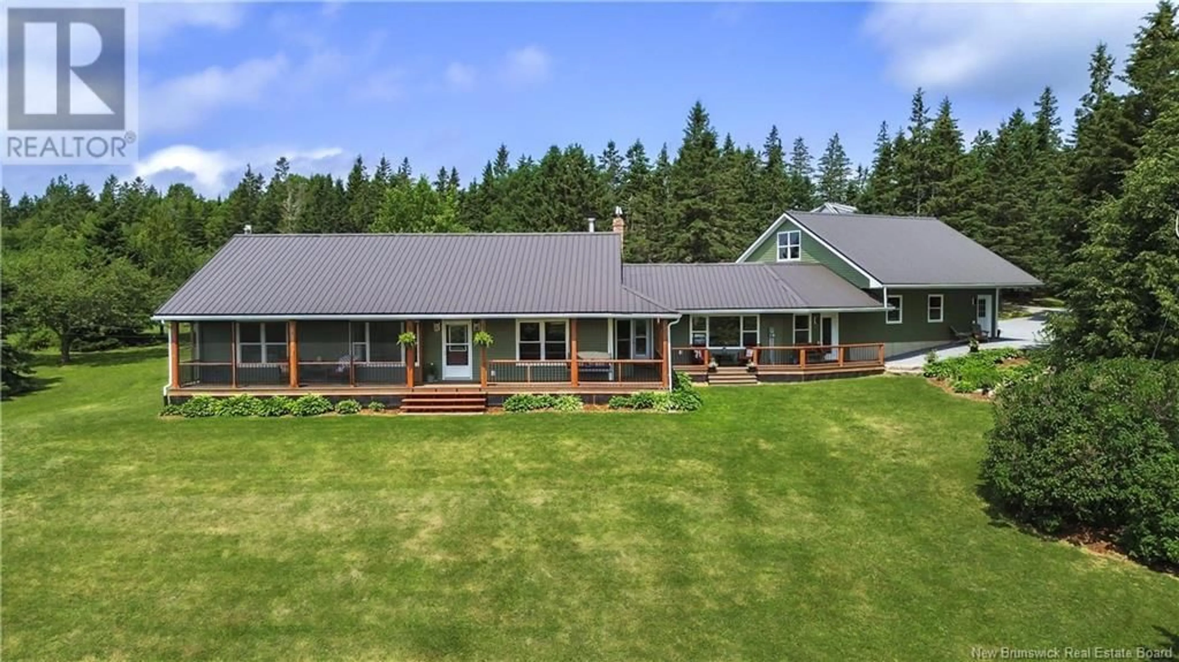 A pic from outside/outdoor area/front of a property/back of a property/a pic from drone, building for 93 ERNEST SMITH ROAD, Titusville New Brunswick E5N3W1