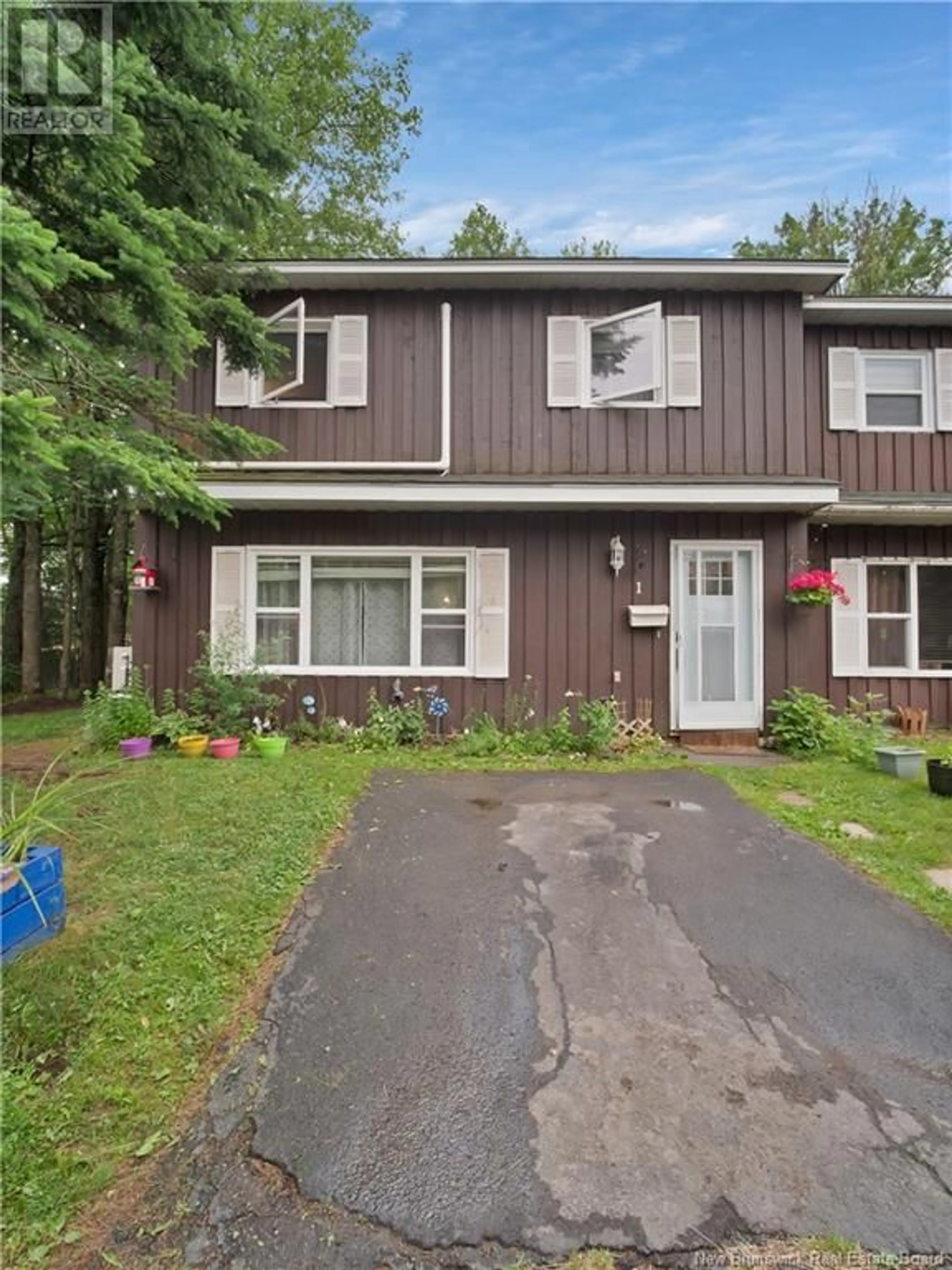 Home with vinyl exterior material, street for 1 - 45 TRITES ROAD, Riverview New Brunswick E1B2V5