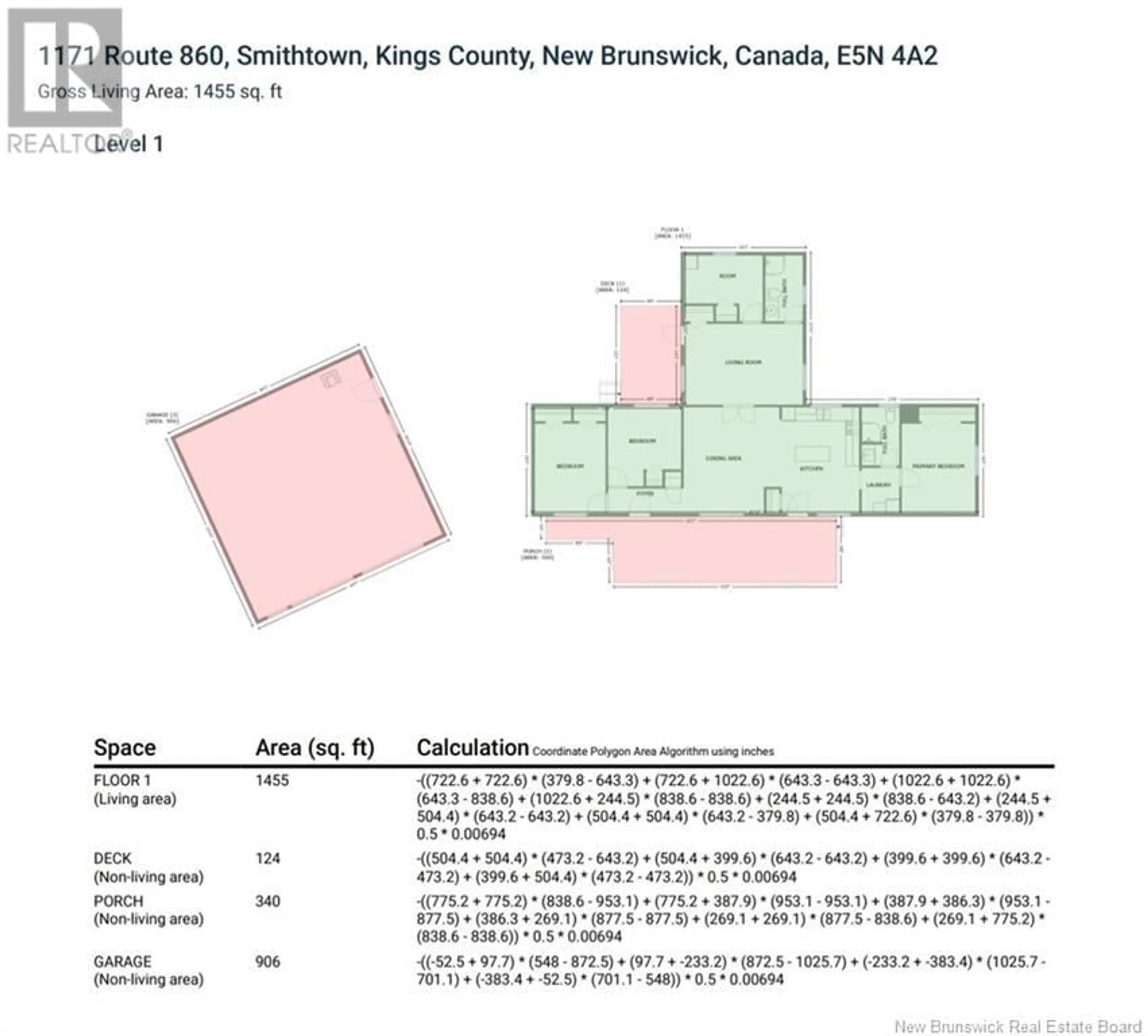 Floor plan for 1171 ROUTE 860, Smithtown New Brunswick E5N4A2
