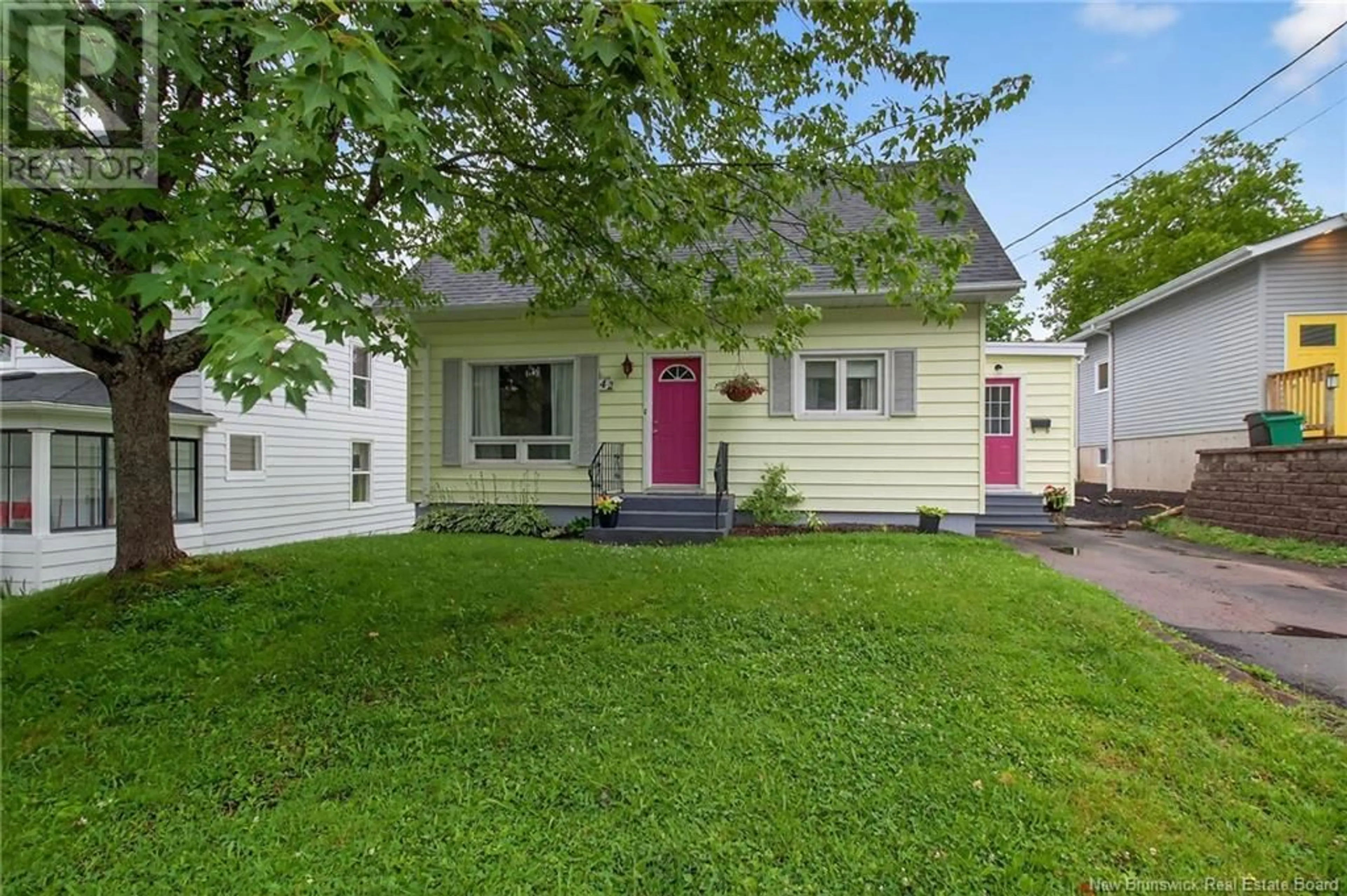 Home with vinyl exterior material, street for 42 ROCKLAND DRIVE, Moncton New Brunswick E1A3T5