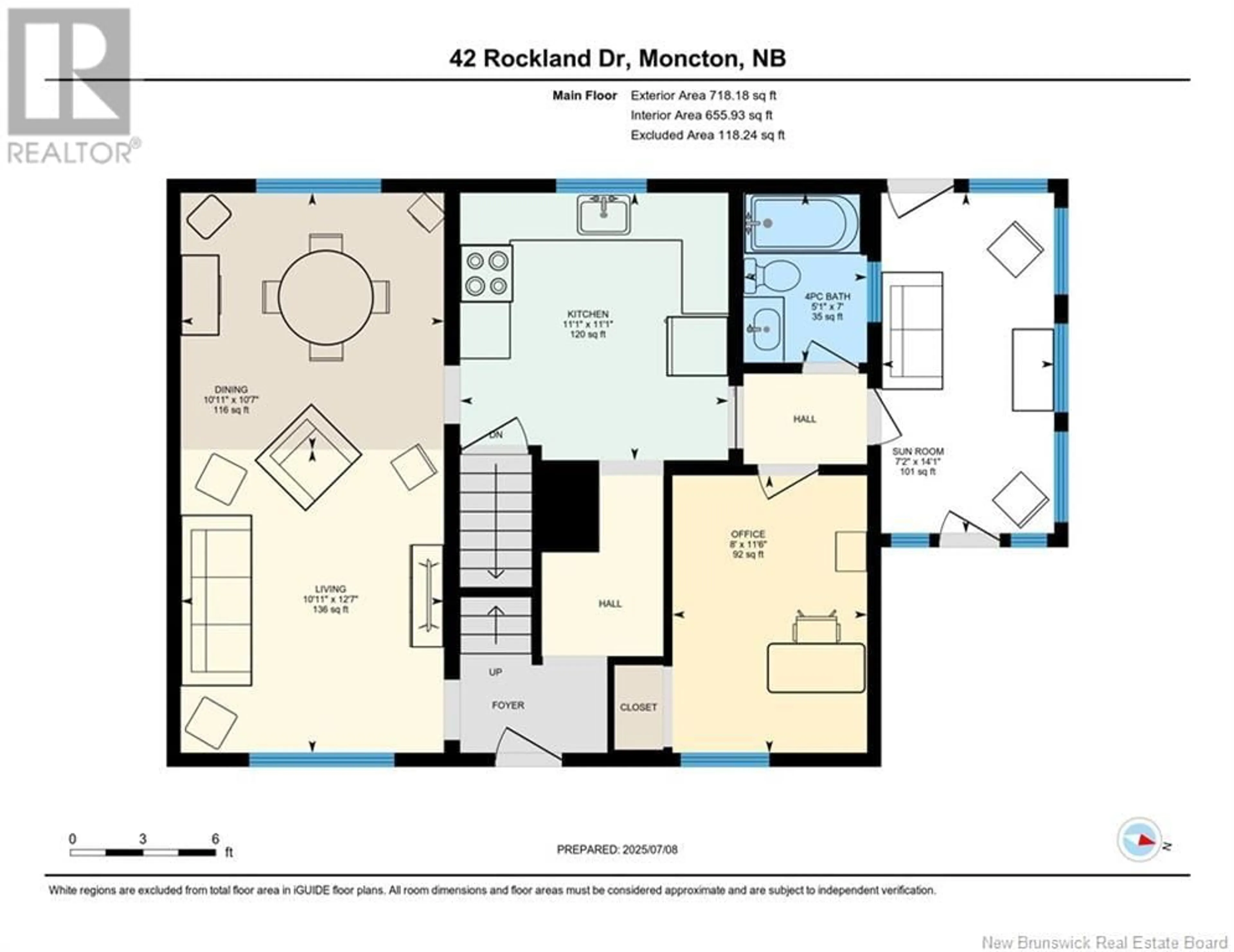 Floor plan for 42 ROCKLAND DRIVE, Moncton New Brunswick E1A3T5