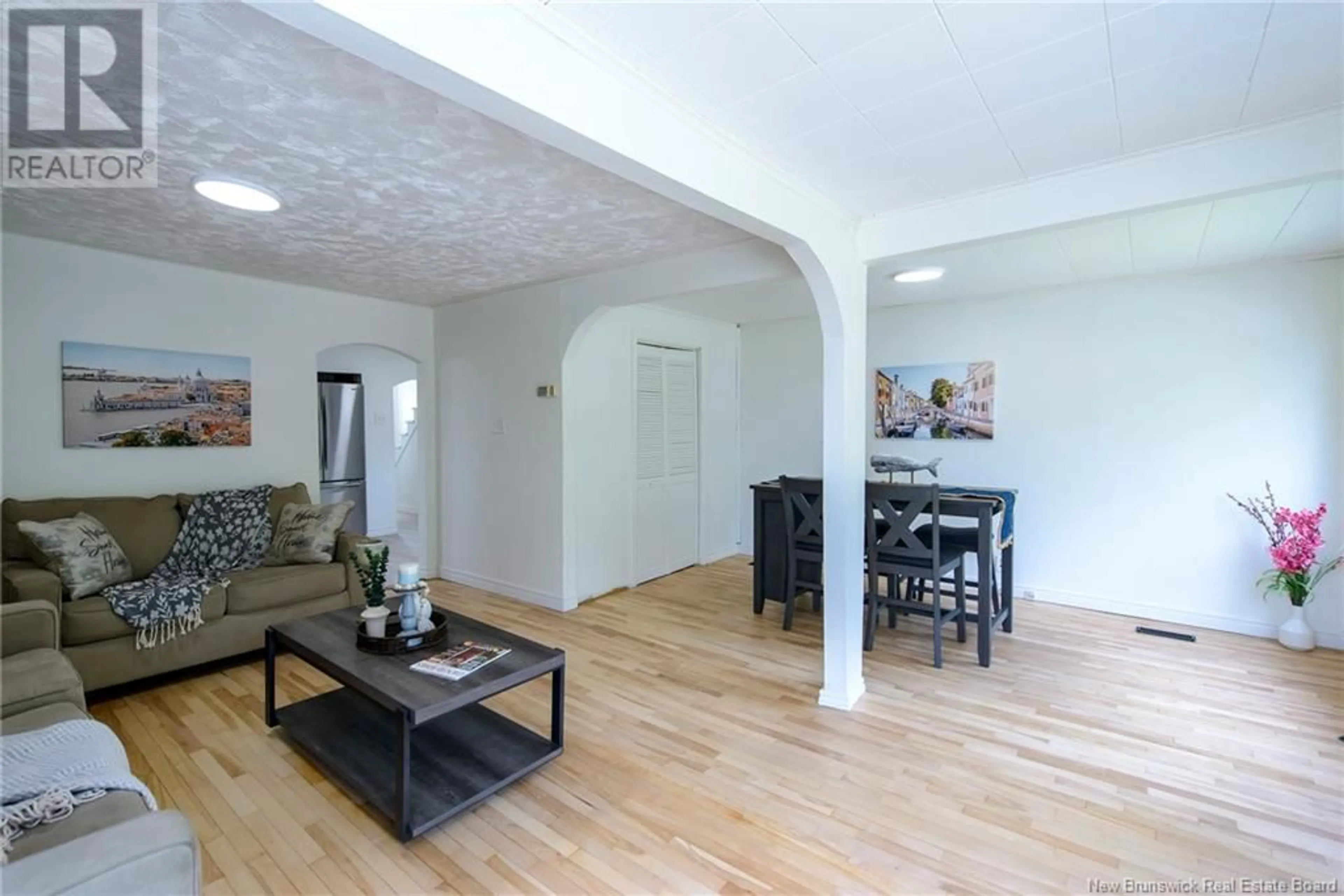 Living room with furniture, wood/laminate floor for 228 HIGHFIELD AVENUE, Saint John New Brunswick E2M6V8
