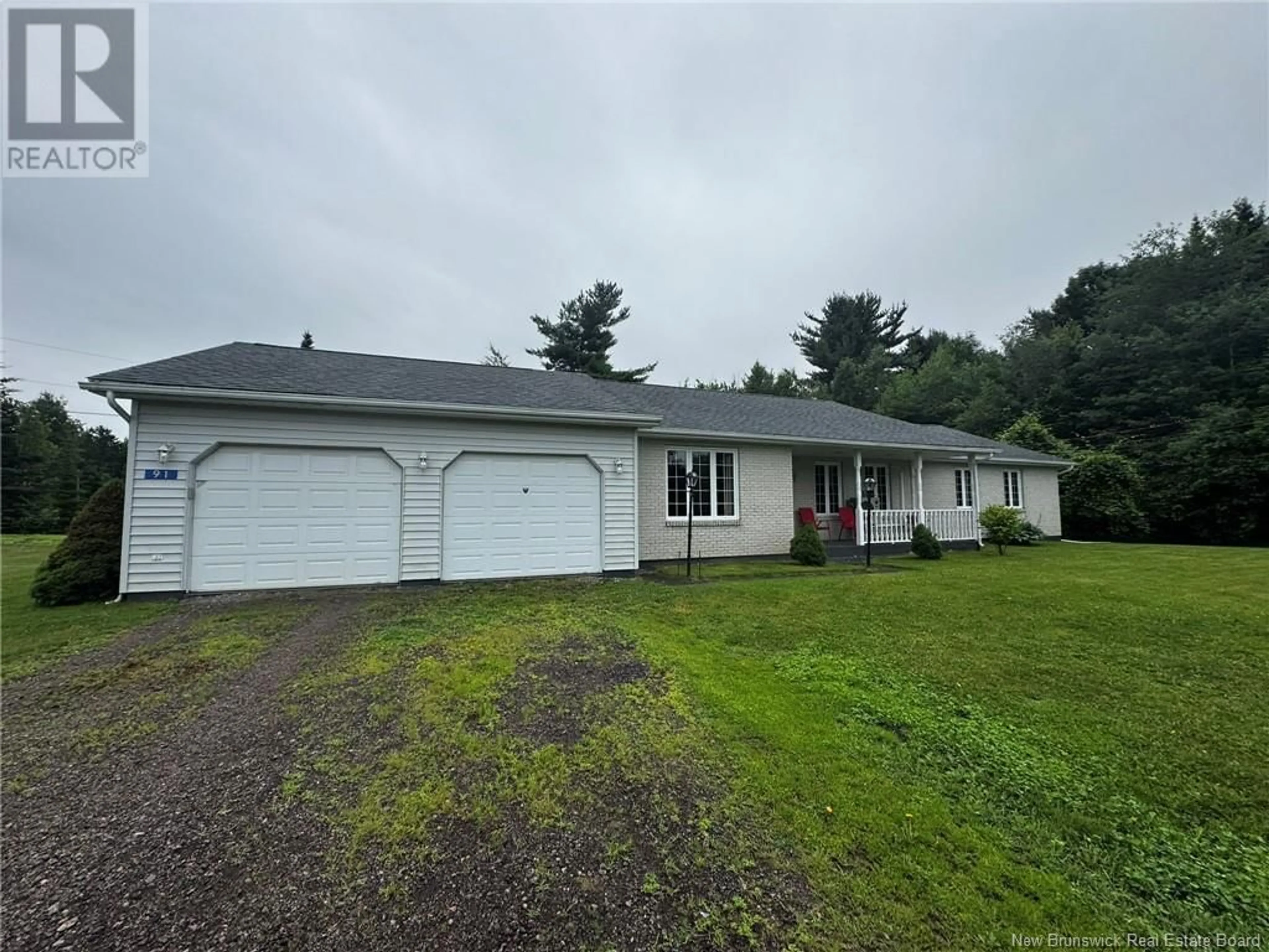 A pic from outside/outdoor area/front of a property/back of a property/a pic from drone, unknown for 91 HWY 420, South Esk New Brunswick E1V4P2