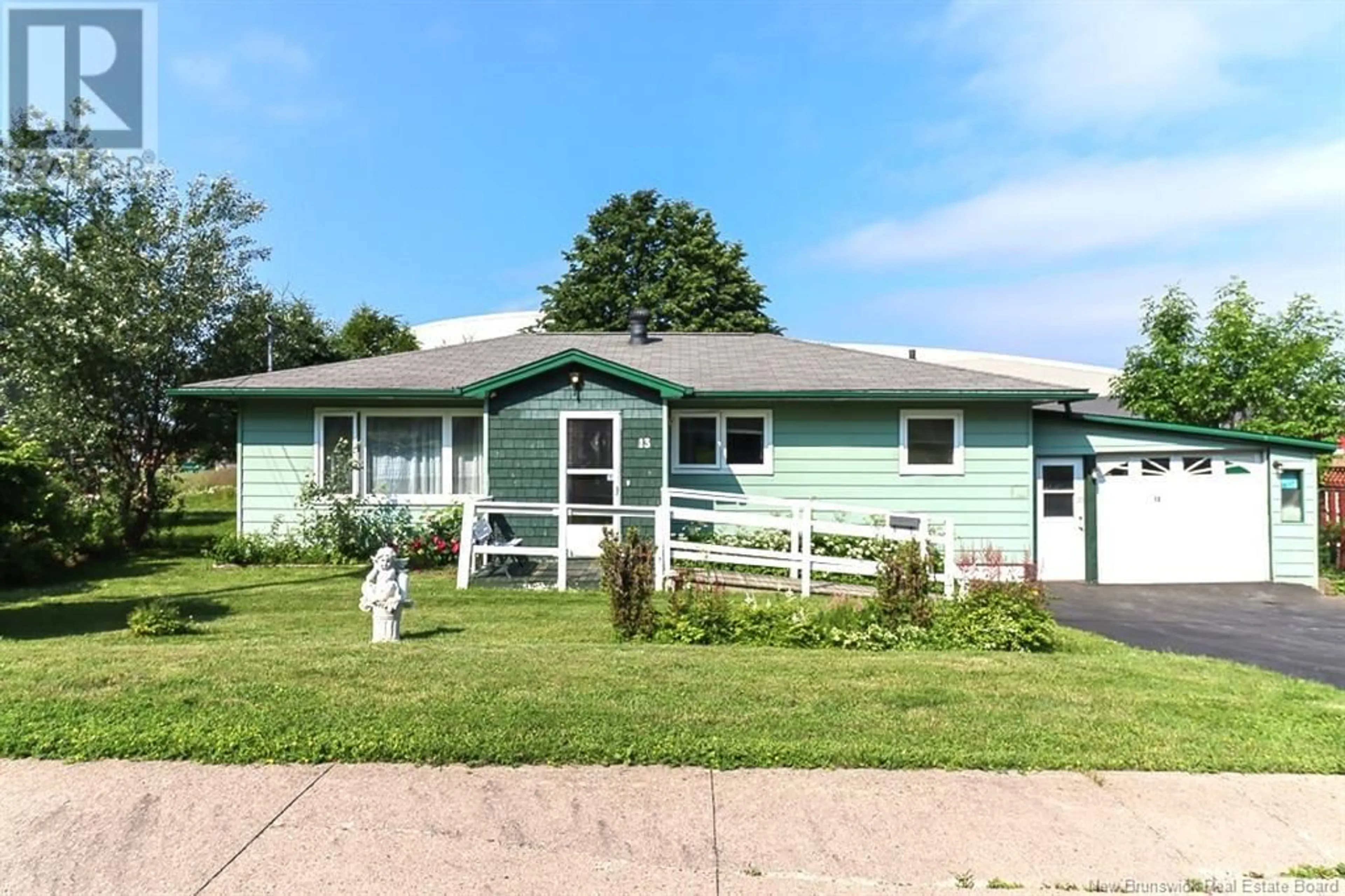 Home with vinyl exterior material, street for 13 BRAEMAR DRIVE, Saint John New Brunswick E2J2T5