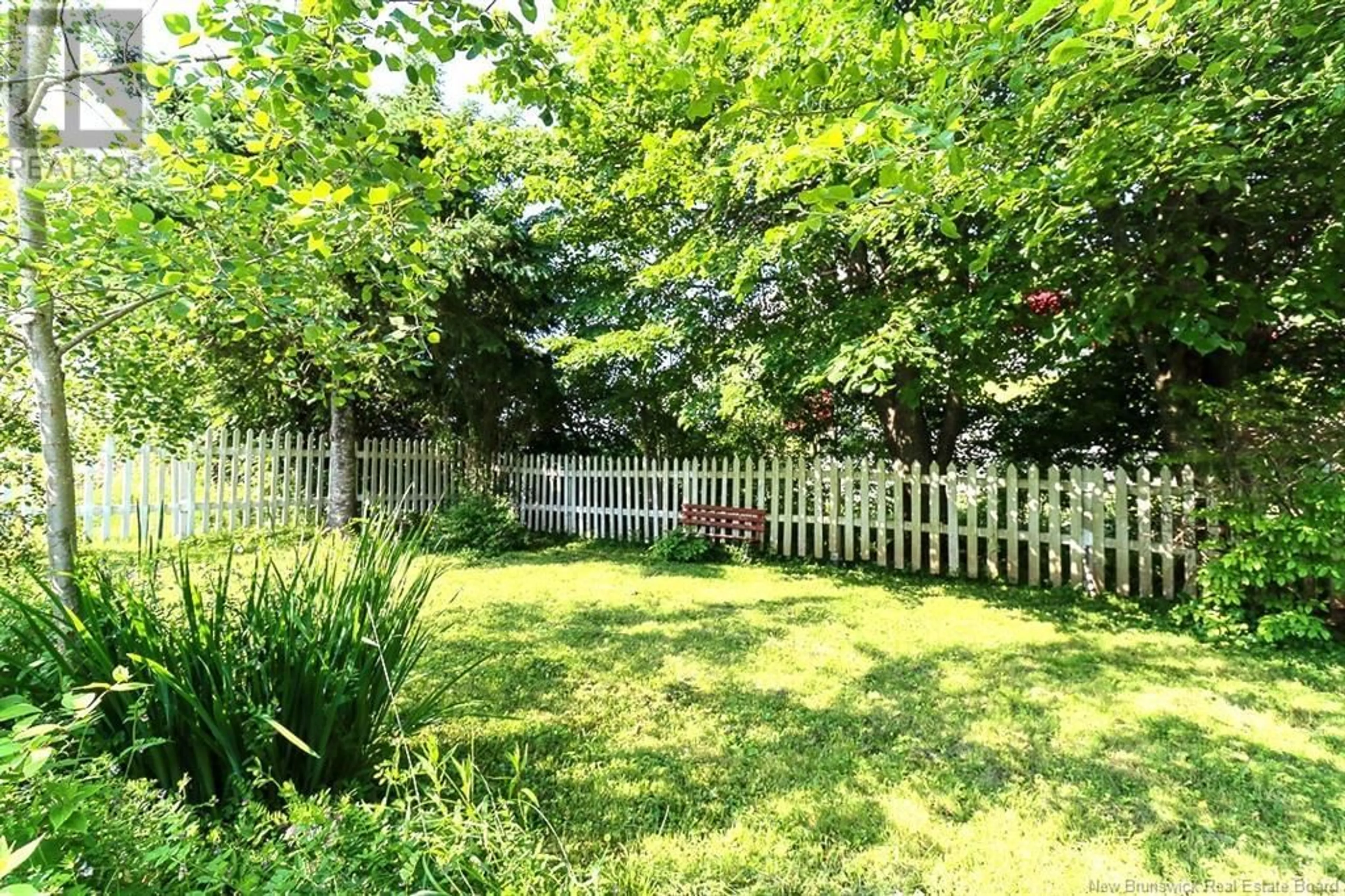 Patio, forest/trees view for 13 BRAEMAR DRIVE, Saint John New Brunswick E2J2T5