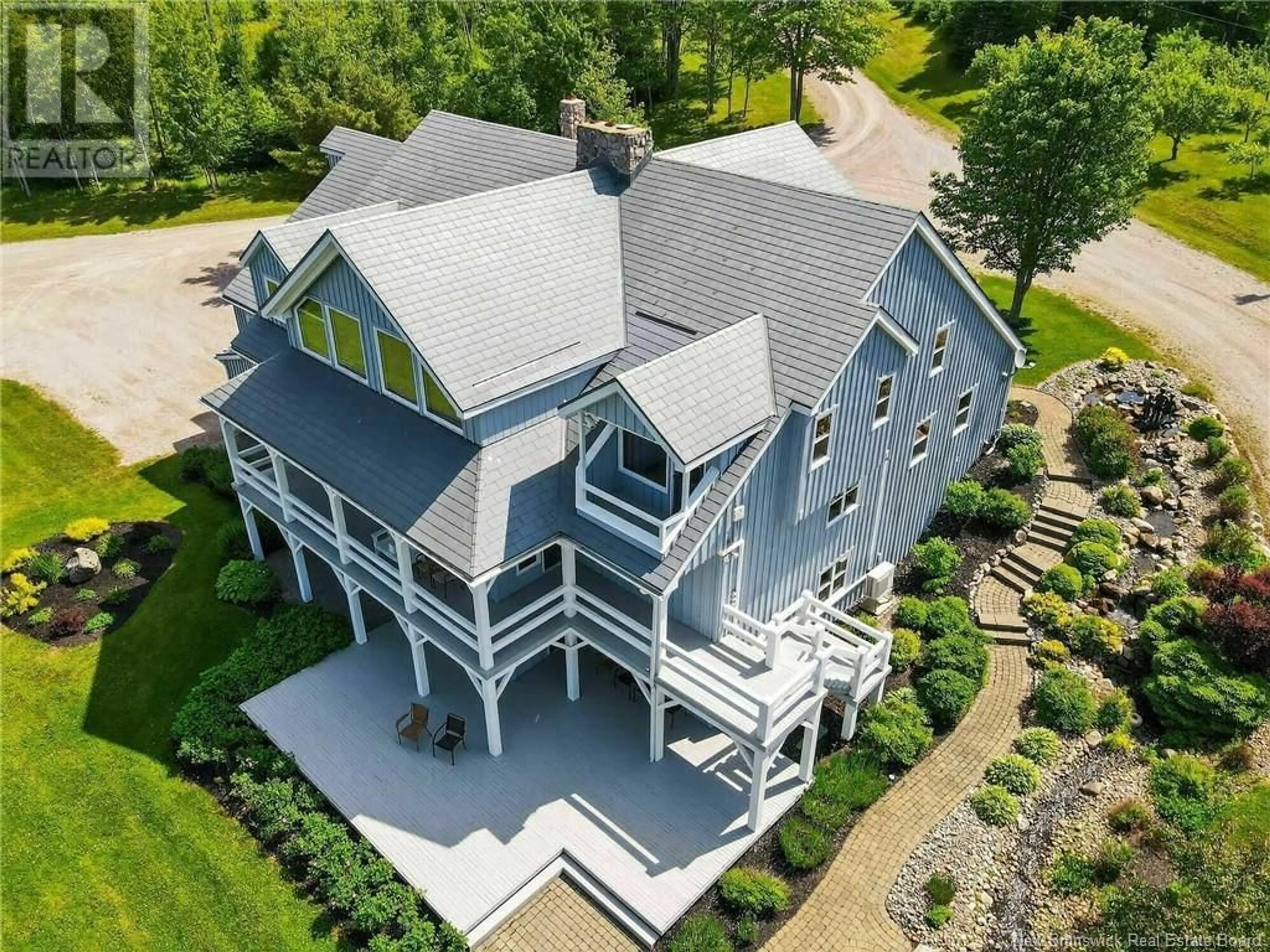 A pic from outside/outdoor area/front of a property/back of a property/a pic from drone, unknown for 3707 NB 880, Havelock New Brunswick E4Z5H8