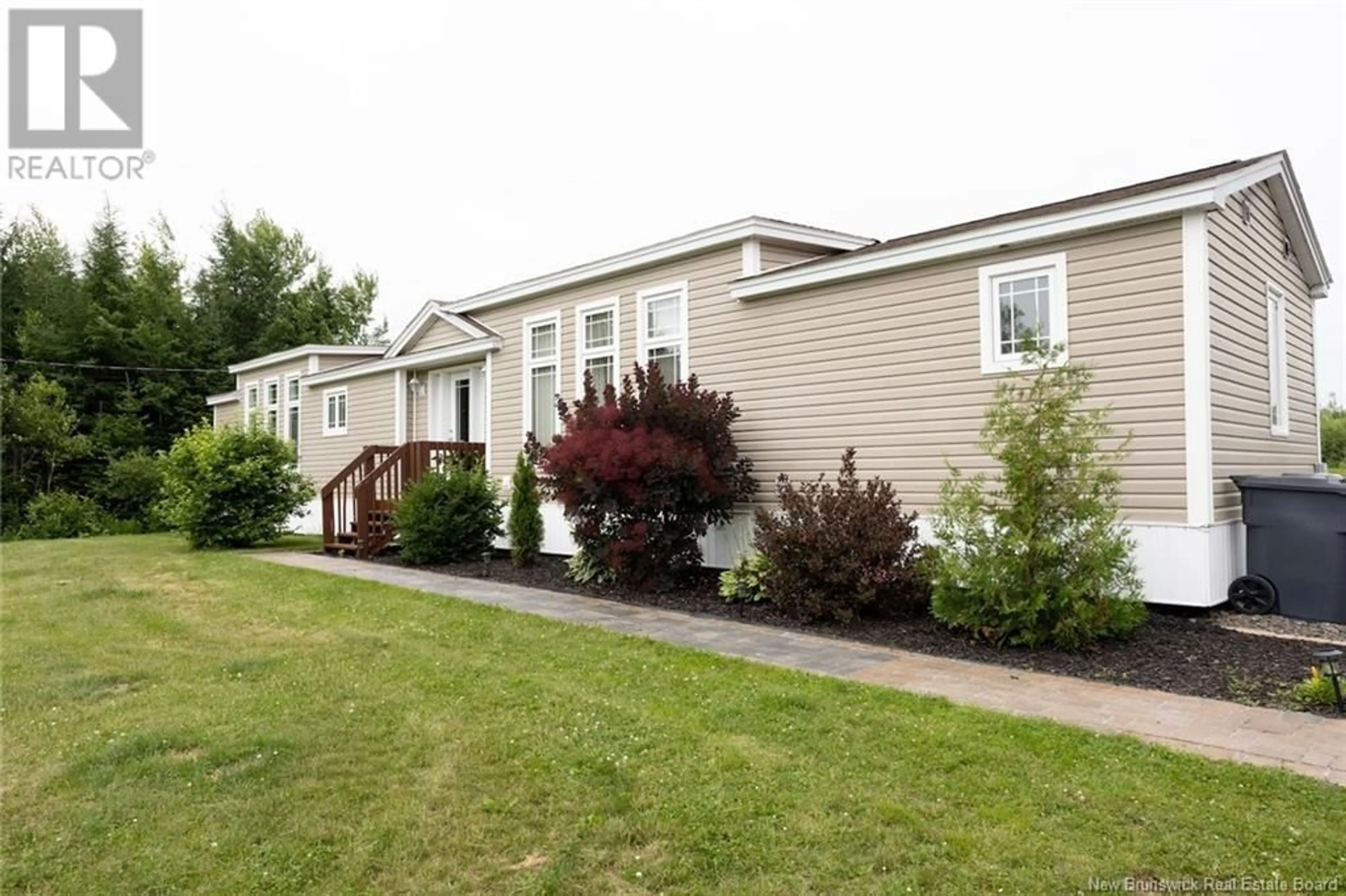 Home with vinyl exterior material, street for 19 O'LEARY STREET, Rusagonis New Brunswick E3B0R3
