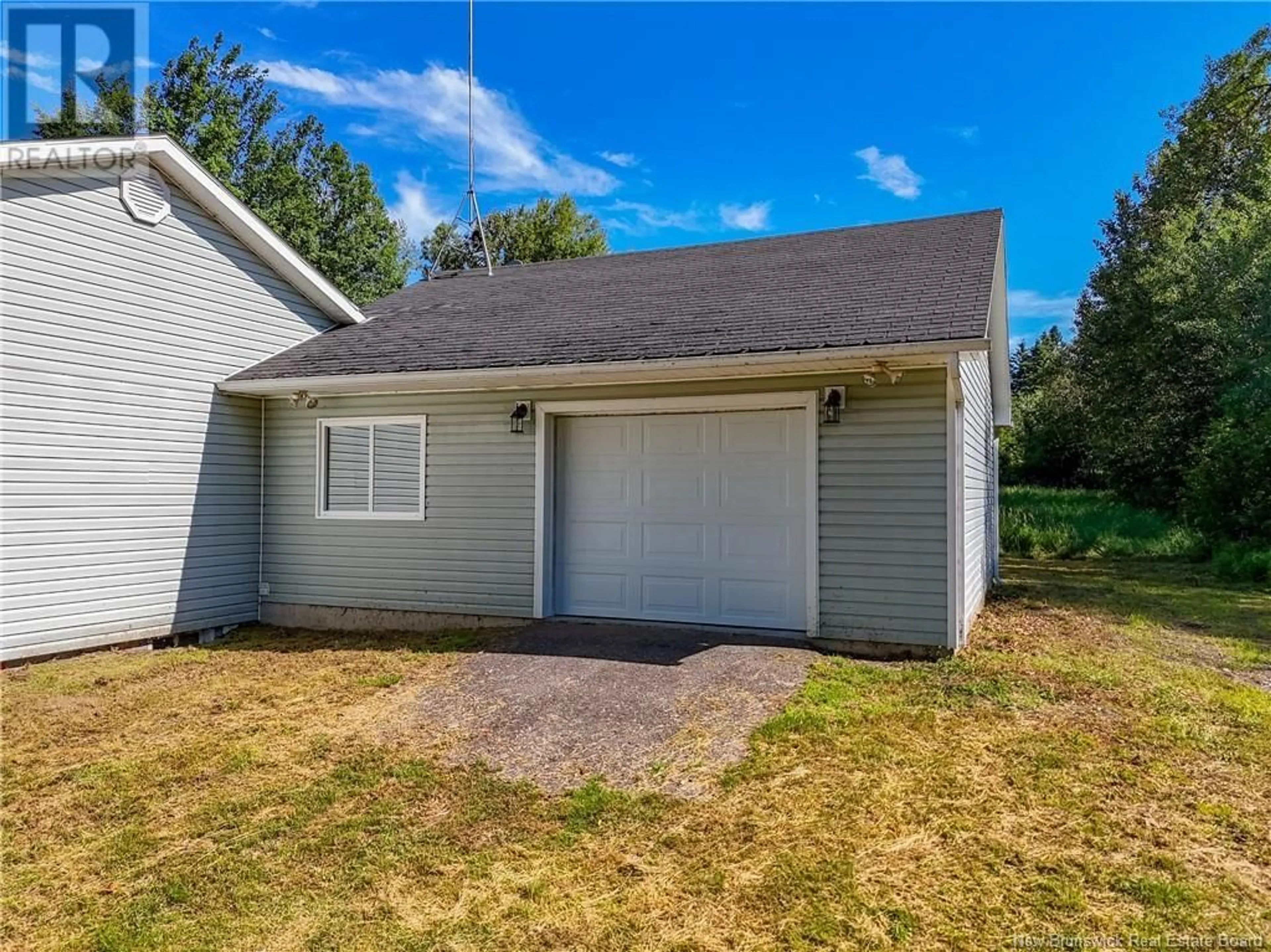 Home with vinyl exterior material, street for 2066 ROUTE 107, Williamsburg New Brunswick E6B1X4