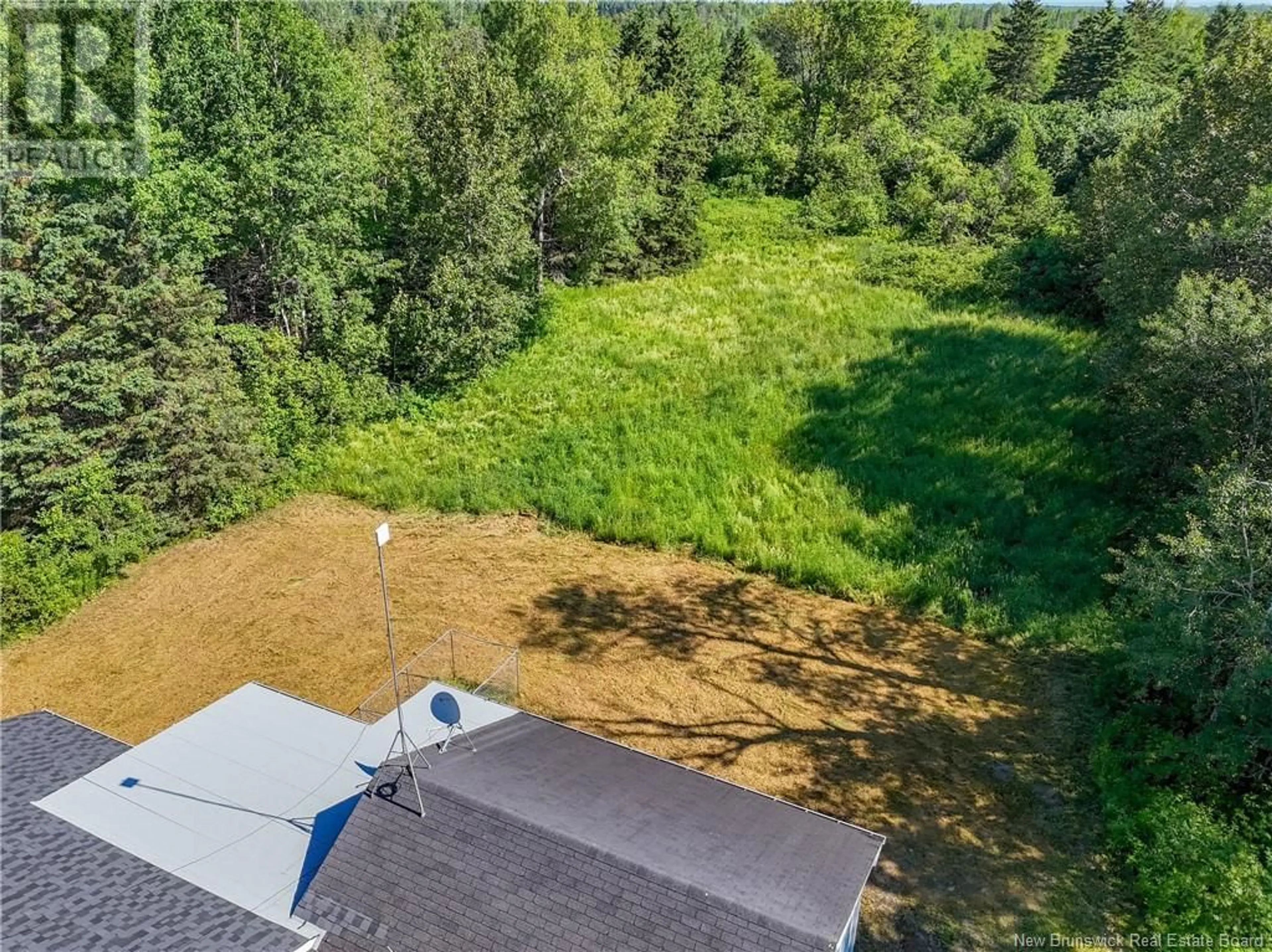 A pic from outside/outdoor area/front of a property/back of a property/a pic from drone, forest/trees view for 2066 ROUTE 107, Williamsburg New Brunswick E6B1X4