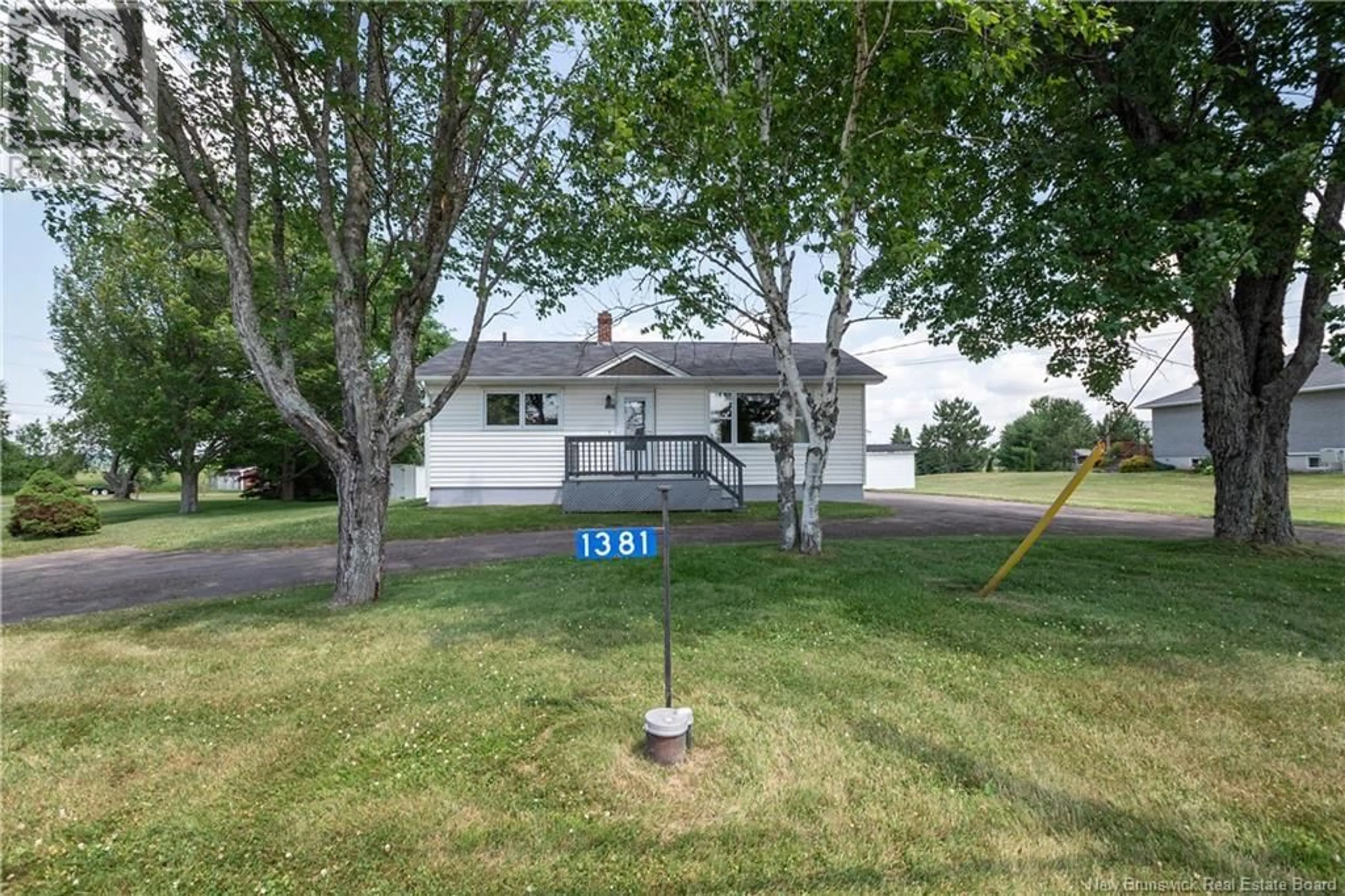 A pic from outside/outdoor area/front of a property/back of a property/a pic from drone, street for 1381 ROUTE 112, Upper Coverdale New Brunswick E1J1X4