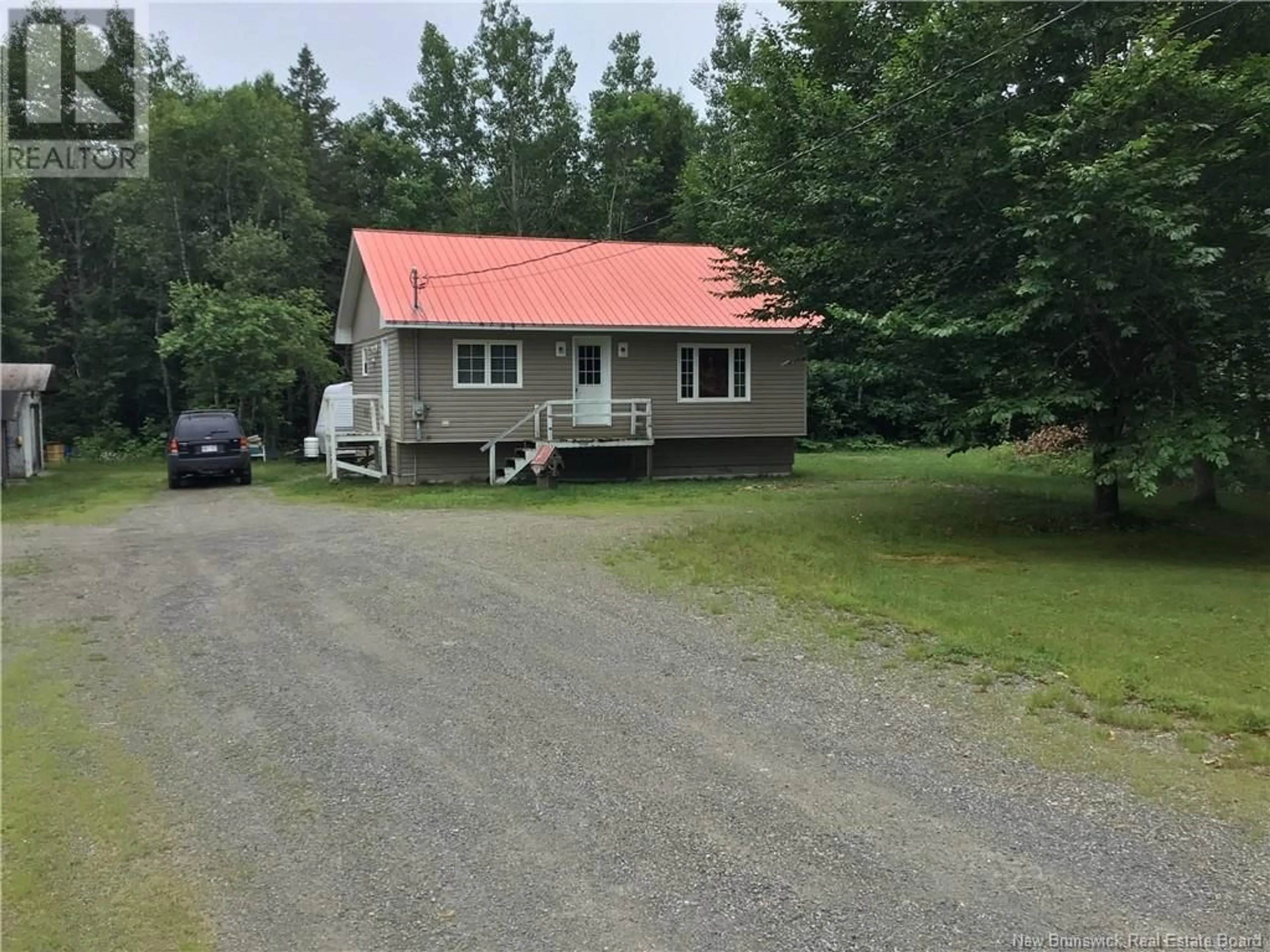 A pic from outside/outdoor area/front of a property/back of a property/a pic from drone, street for 596 MOHANNES ROAD, Mohannes New Brunswick E3L5V4