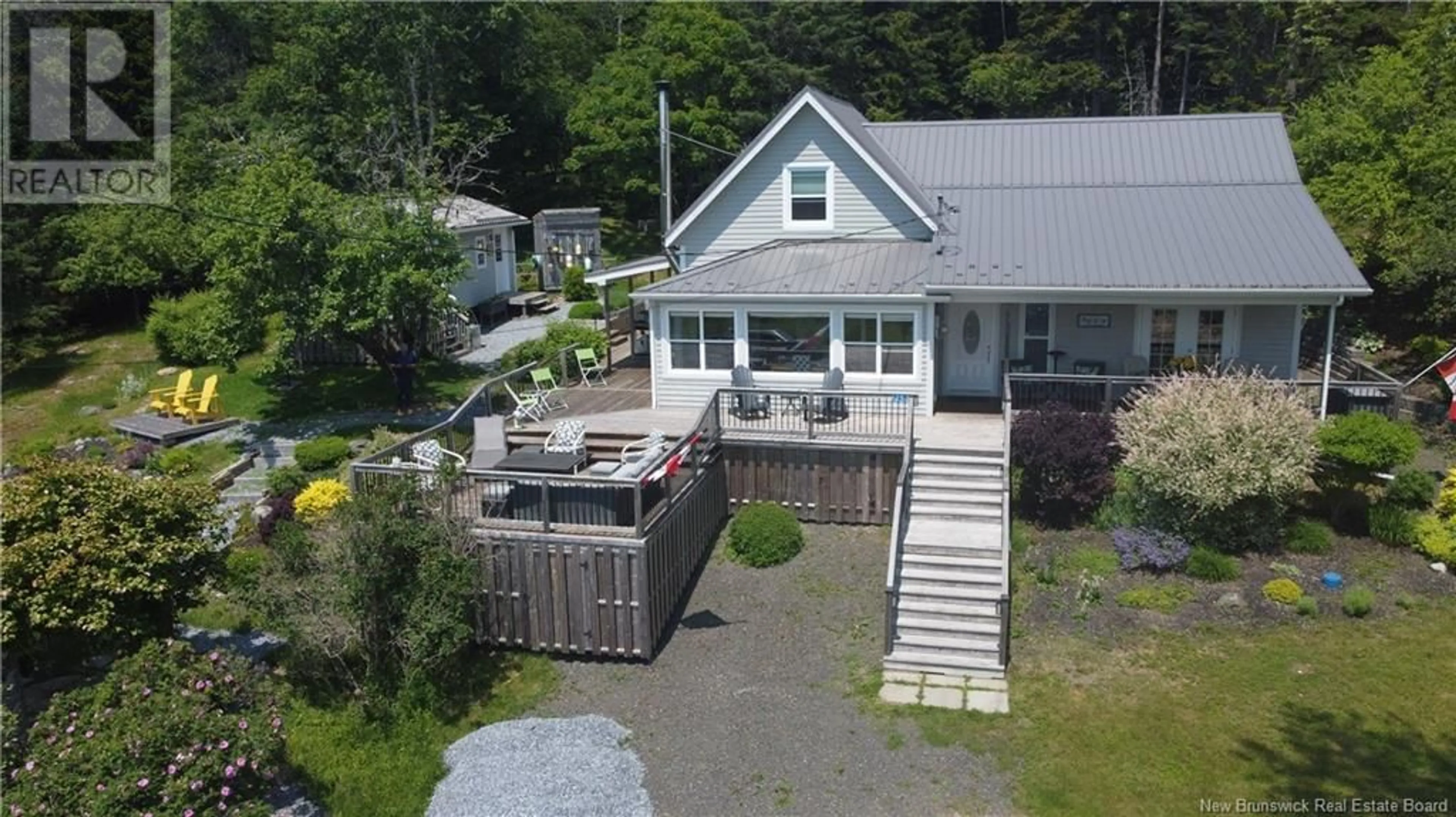 A pic from outside/outdoor area/front of a property/back of a property/a pic from drone, unknown for 1253 RTE 772, Cummings Cove New Brunswick E5V1G3
