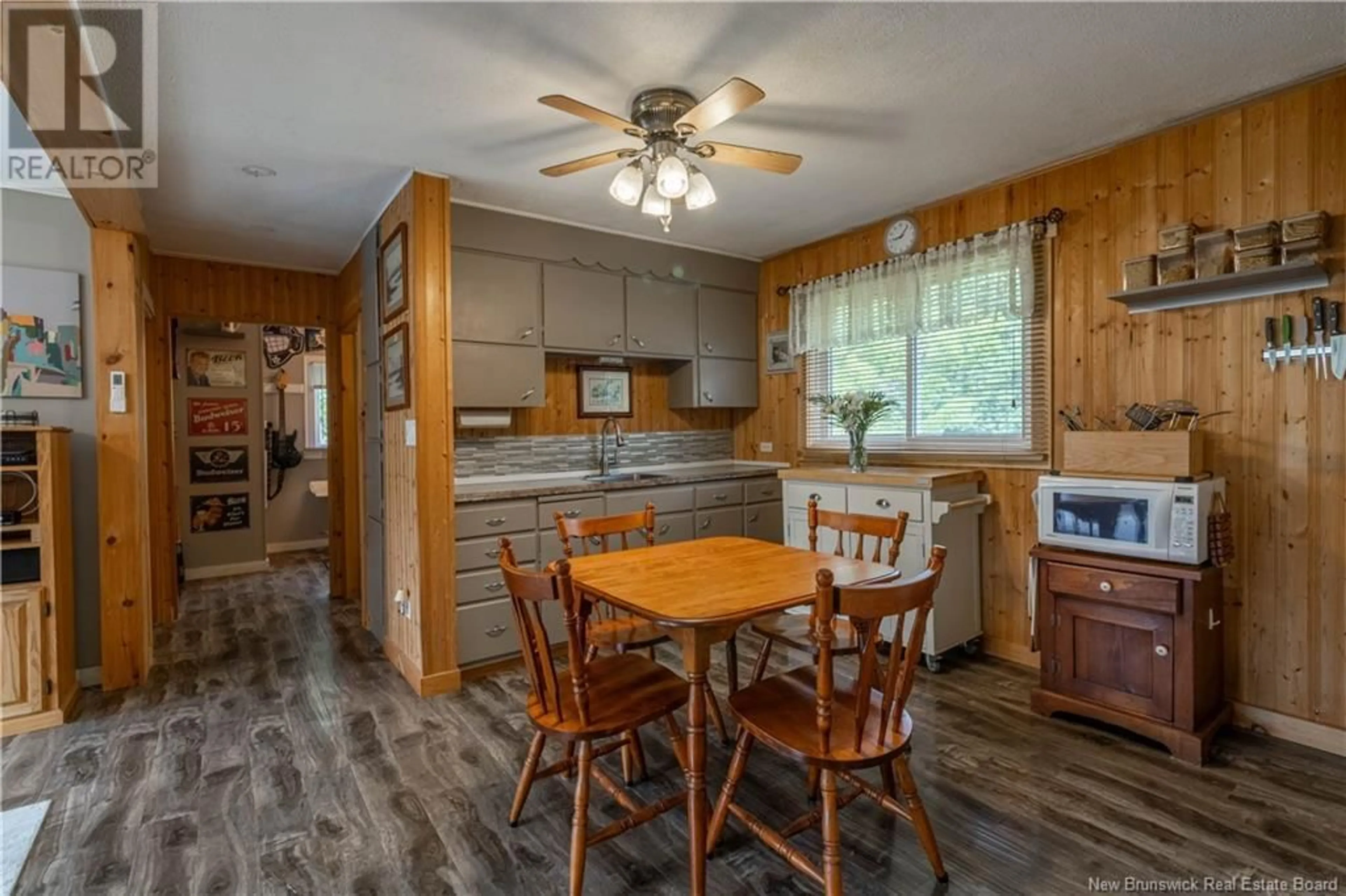 Open concept kitchen, wood/laminate floor for 6243 ROUTE 111, Jeffries Corner New Brunswick E4E4H7