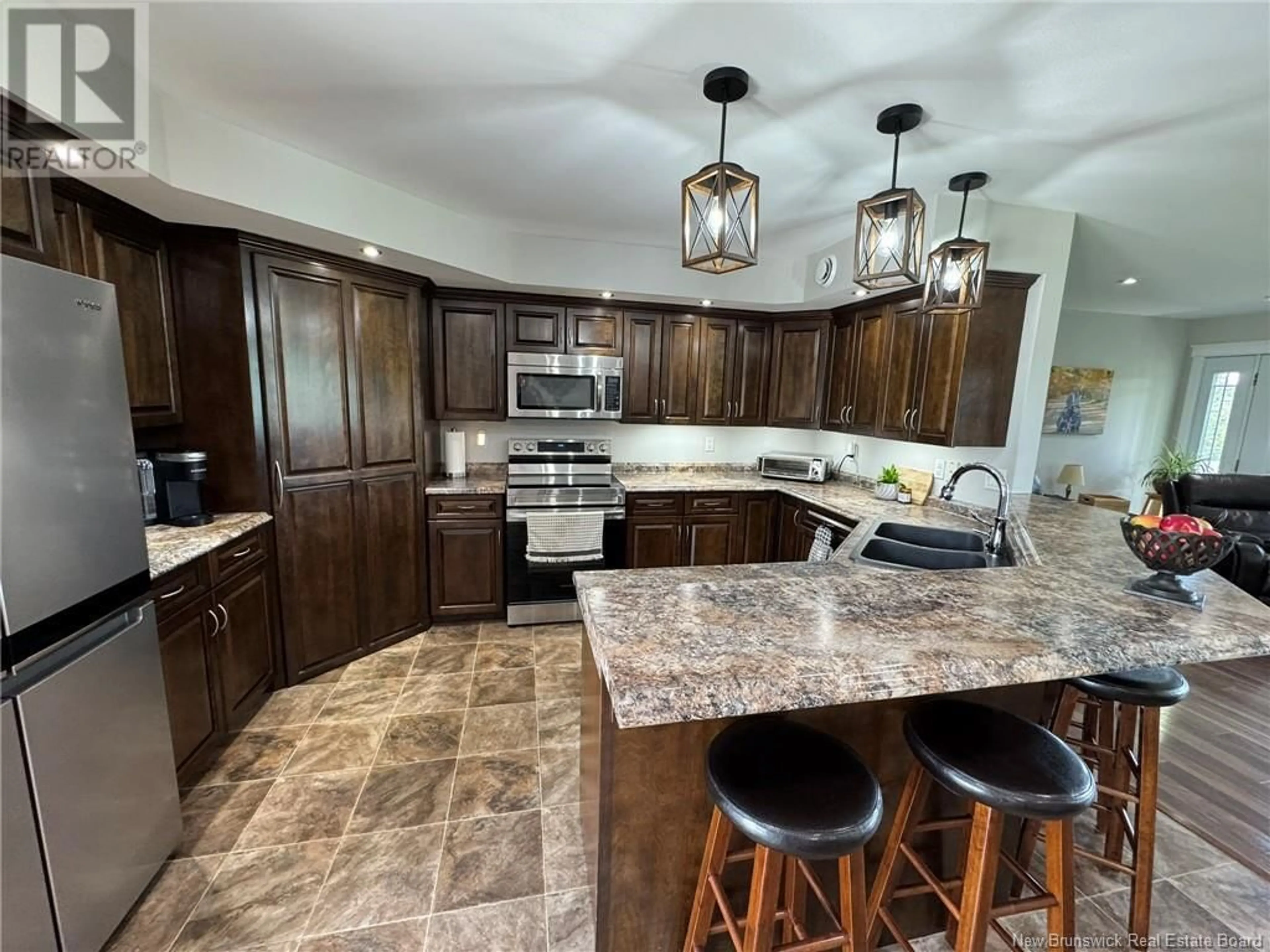 Open concept kitchen, ceramic/tile floor for 2179 103 ROUTE, Wakefield New Brunswick E7M1A4