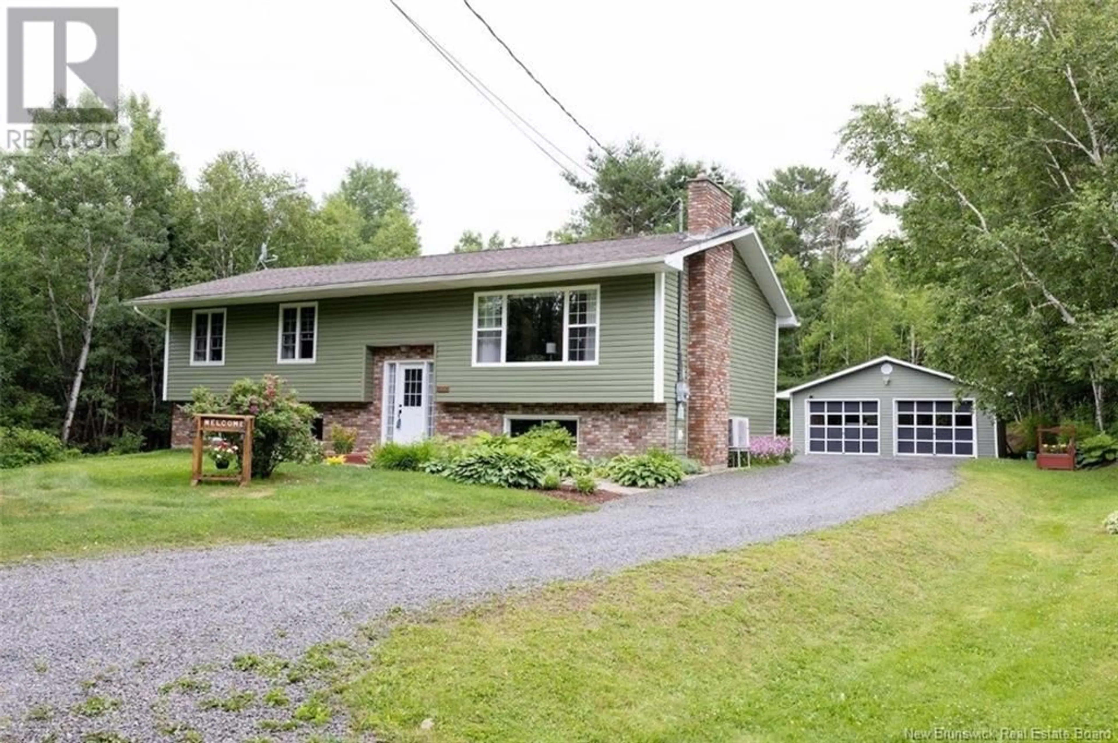 Home with vinyl exterior material, street for 1104 ROUTE 10, Noonan New Brunswick E3A7E7