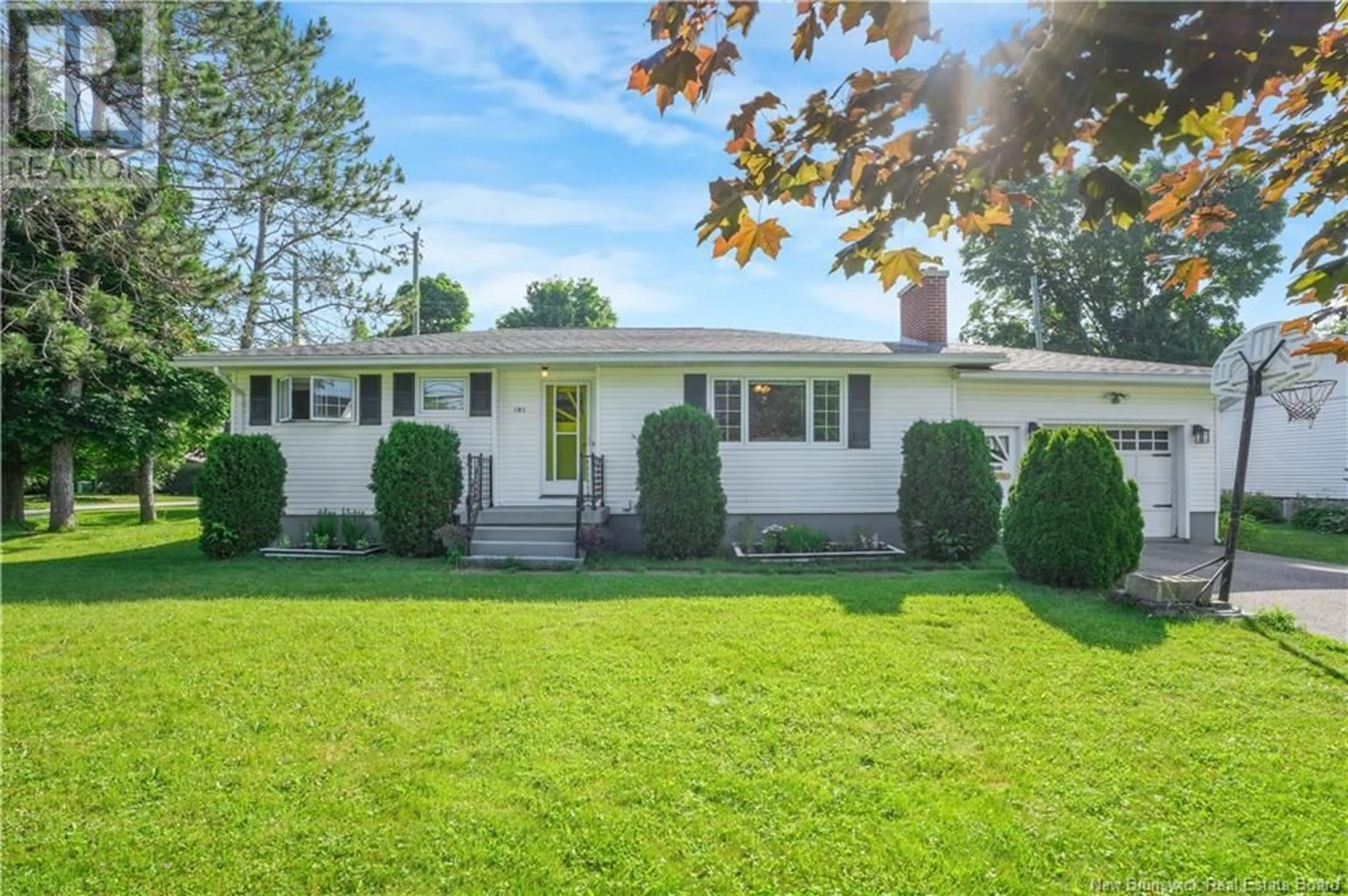 Home with vinyl exterior material, street for 202 BURPEE STREET, Fredericton New Brunswick E3A1M7