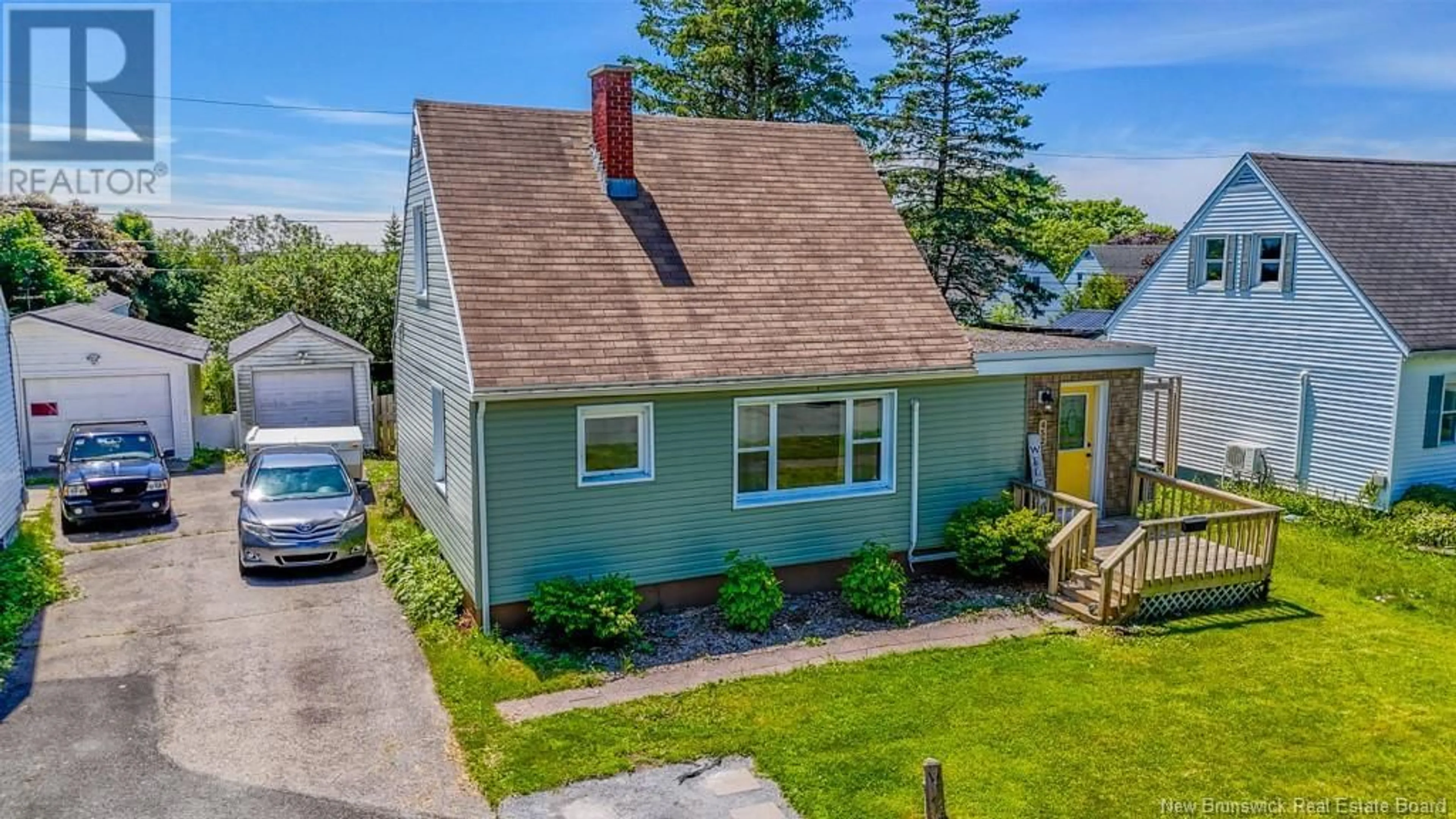 A pic from outside/outdoor area/front of a property/back of a property/a pic from drone, street for 452 FUNDY DRIVE, Saint John New Brunswick E2M2R7