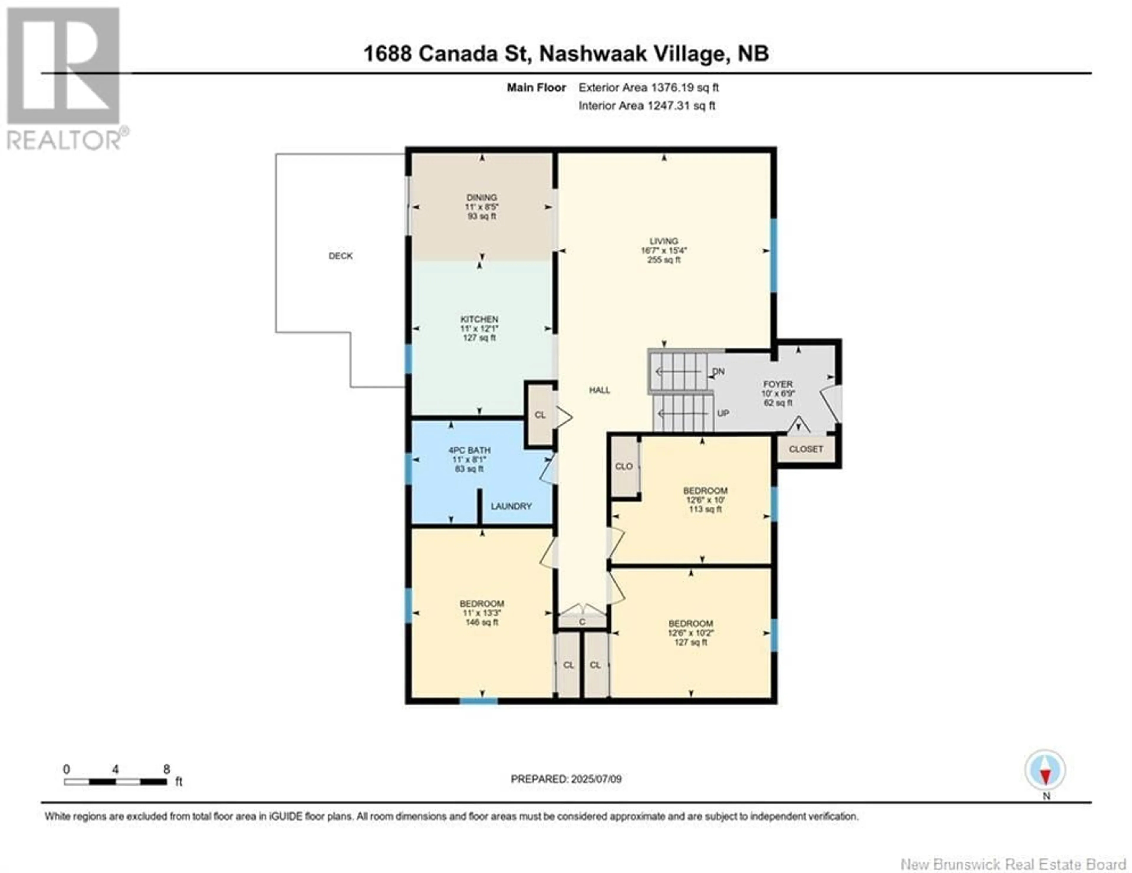 Floor plan for 1688 CANADA STREET, Nashwaak Village New Brunswick E6C1L5