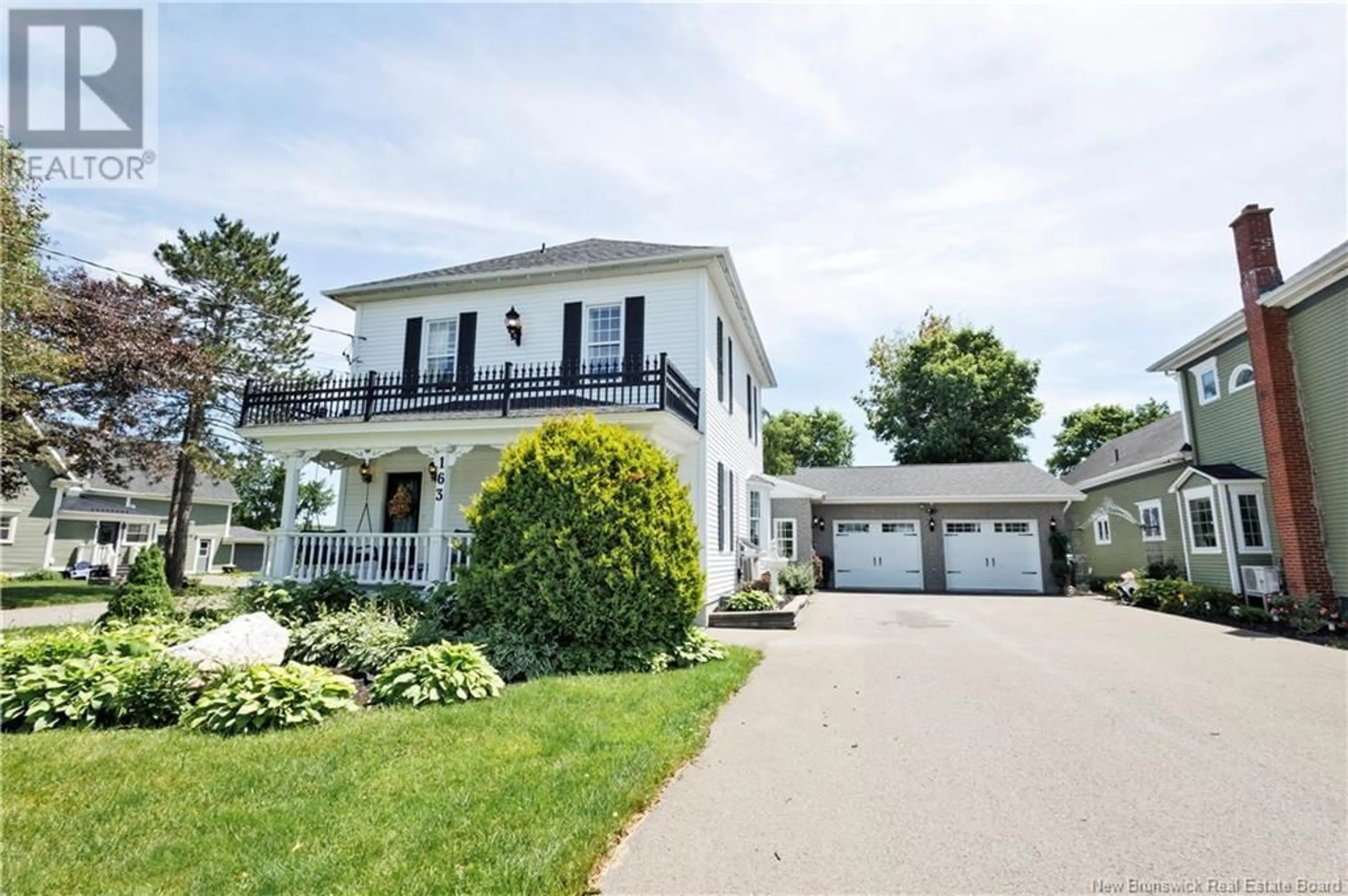 Home with vinyl exterior material, street for 163 SHERIFF ROAD, Grand-Sault/Grand Falls New Brunswick E3Z2Z8