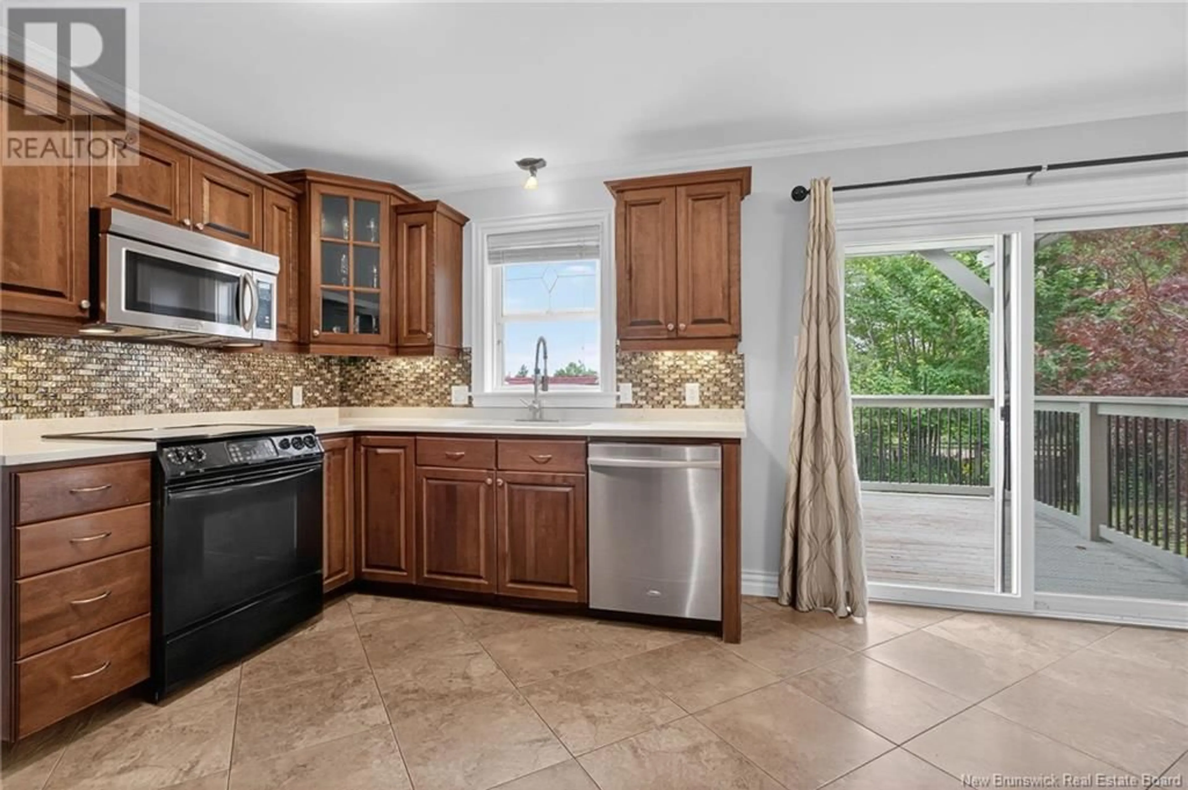 Open concept kitchen, ceramic/tile floor for 2 FOREST GROVE, Moncton New Brunswick E1G5K5