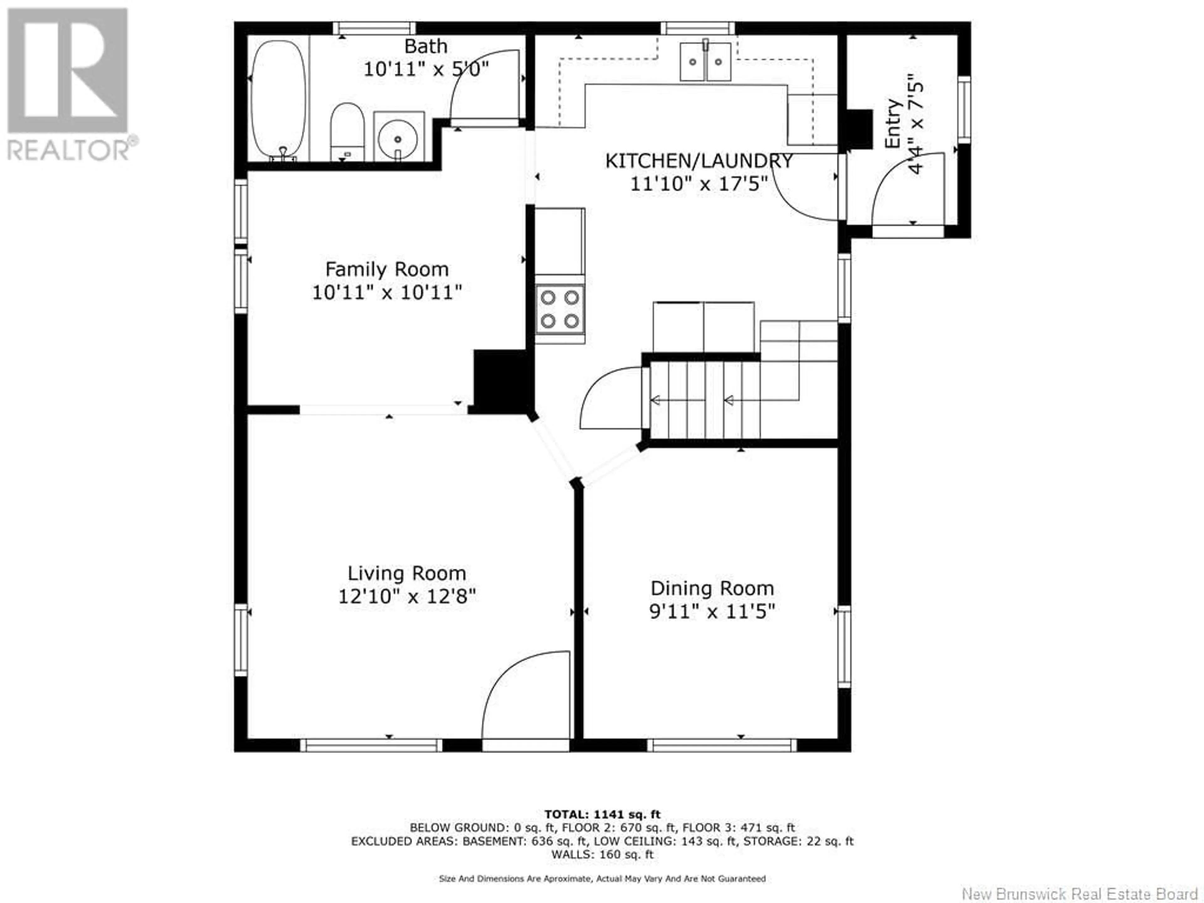 Floor plan for 10 RIVE SUD, Cocagne New Brunswick E4R3C9
