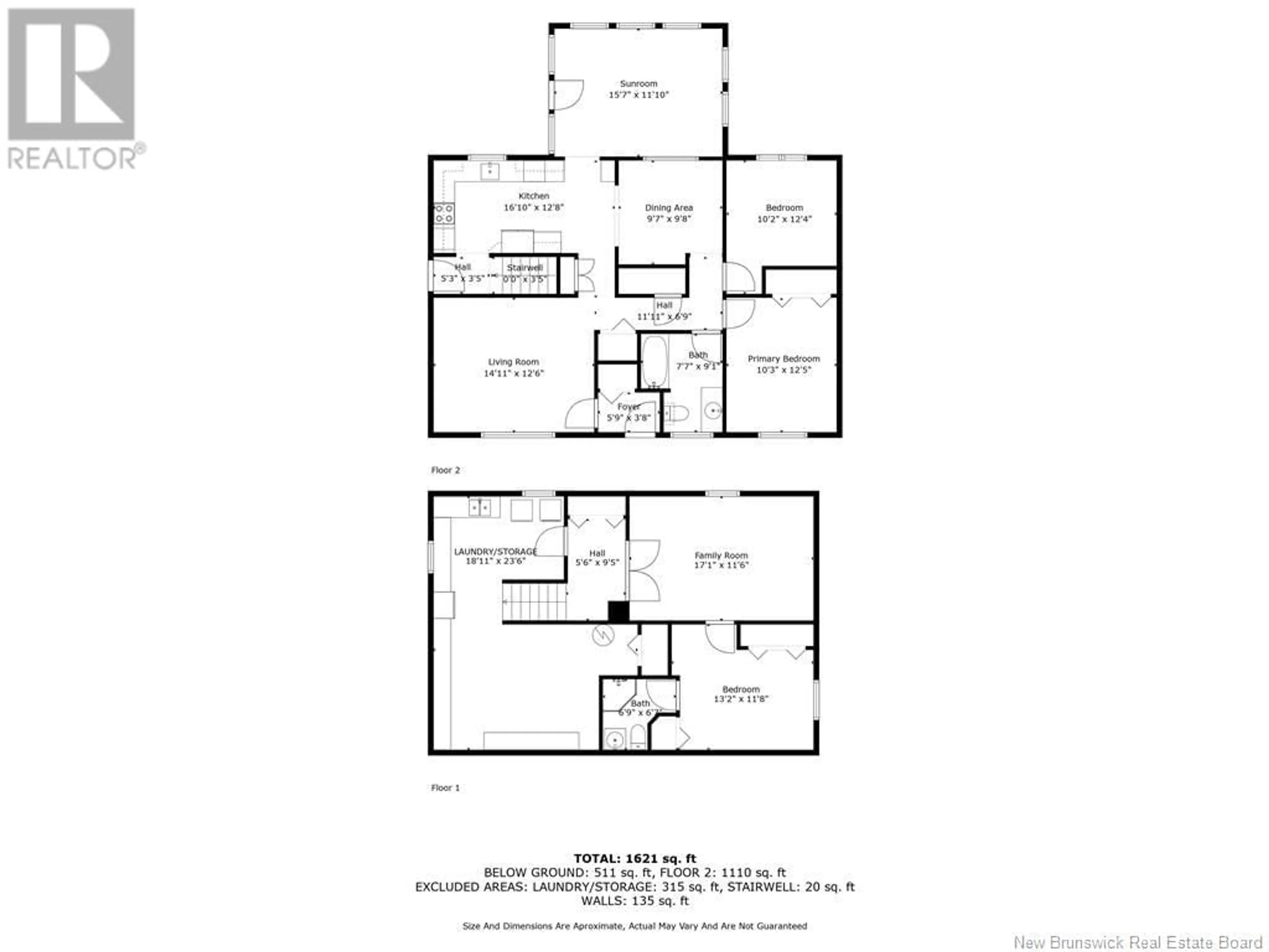 Floor plan for 15 HIGHLAND VIEW, Moncton New Brunswick E1A2K9