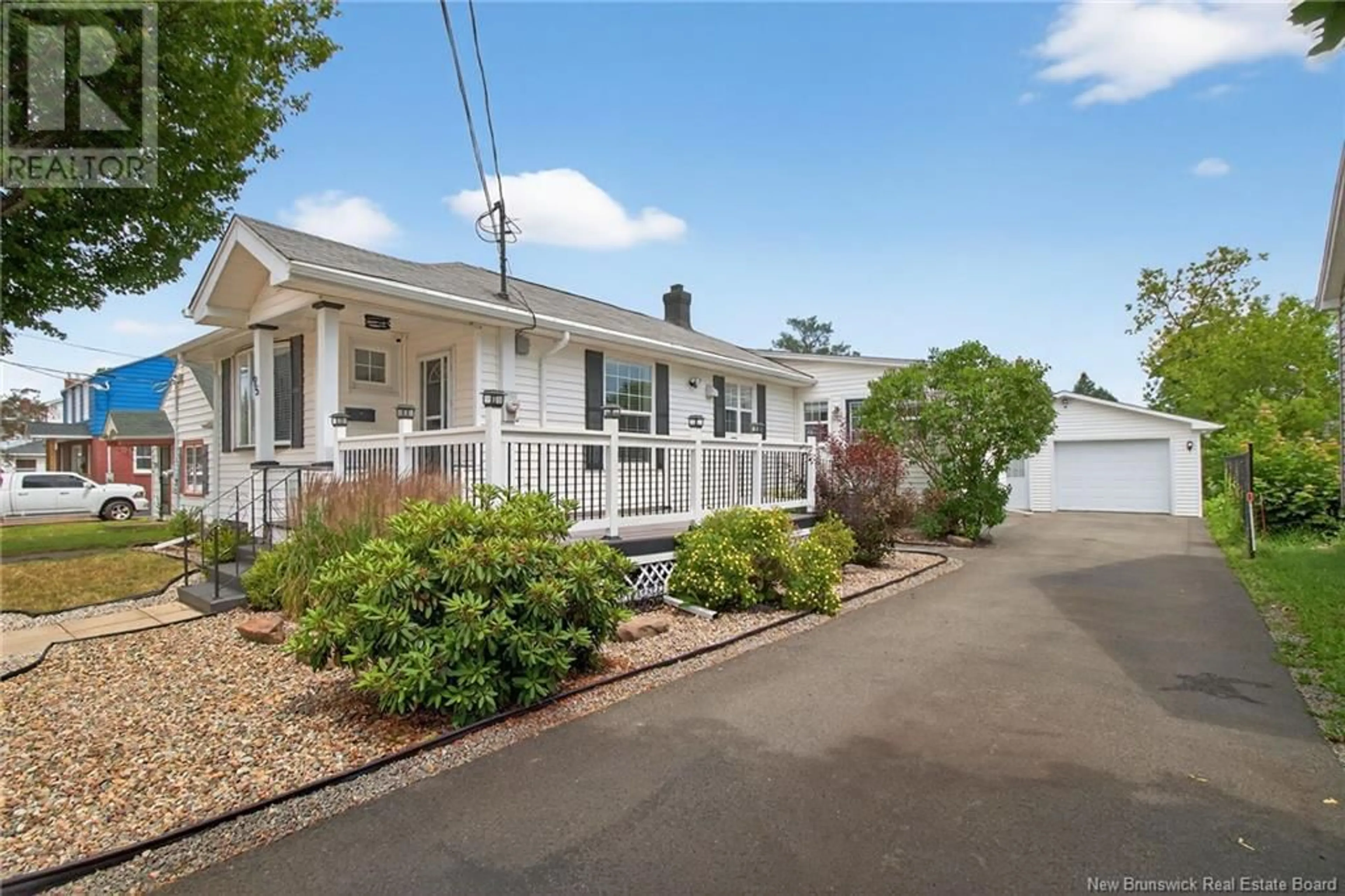 Home with vinyl exterior material, street for 95 MAPLE STREET, Moncton New Brunswick E1C6A2