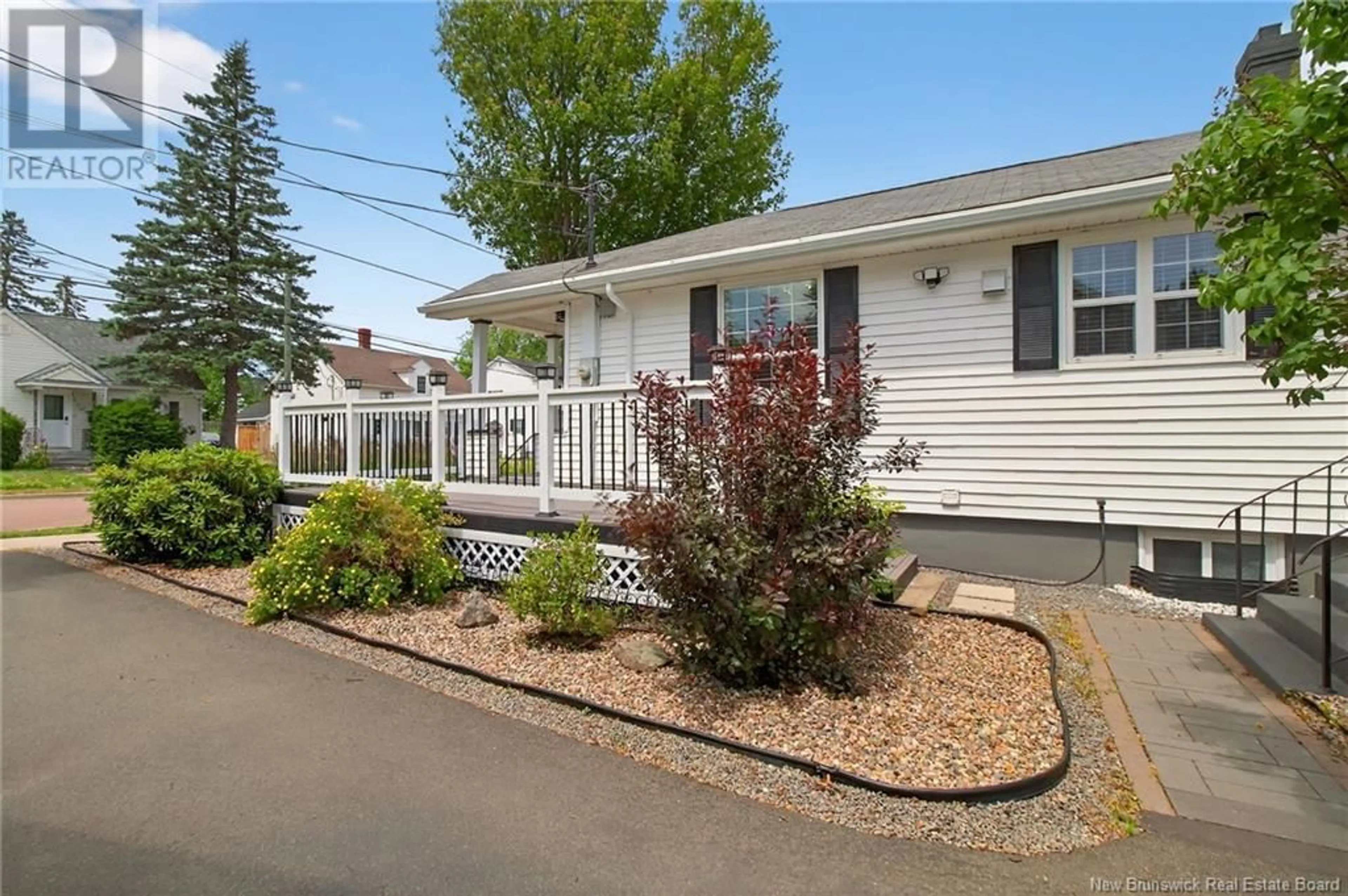Home with vinyl exterior material, street for 95 MAPLE STREET, Moncton New Brunswick E1C6A2