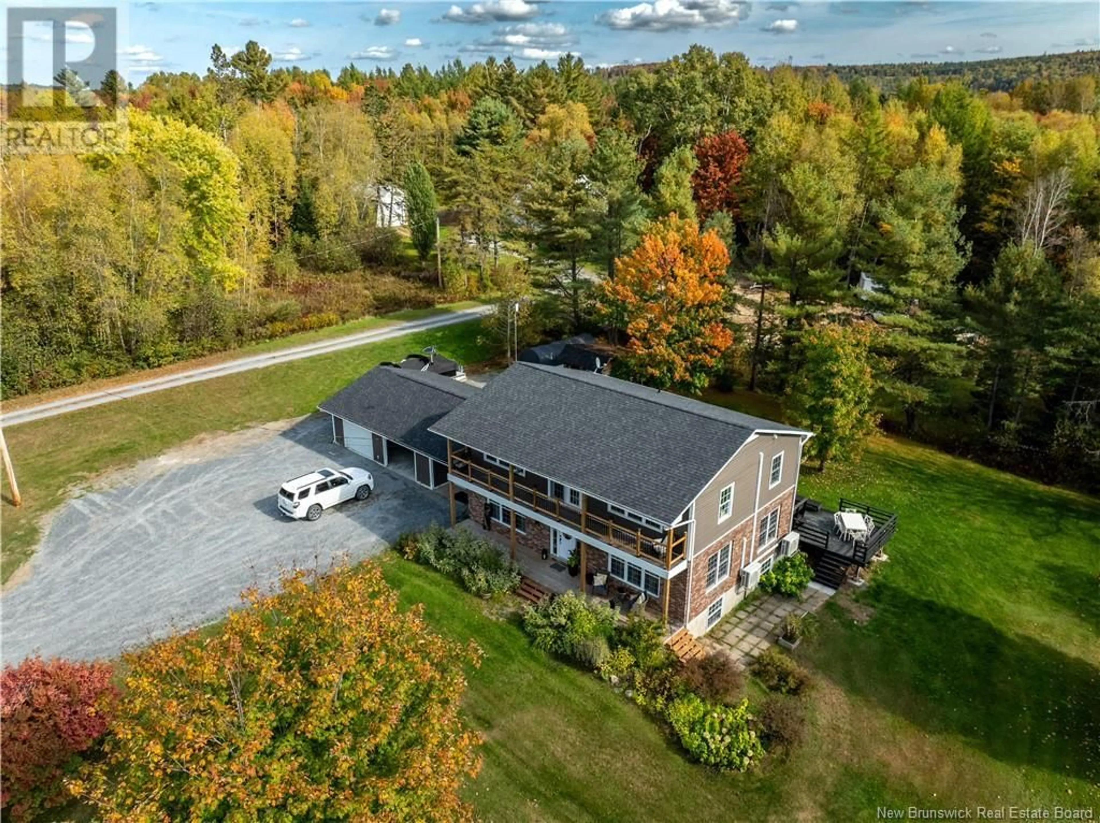 A pic from outside/outdoor area/front of a property/back of a property/a pic from drone, unknown for 230 ROUTE 617, Burtts Corner New Brunswick E6L2S3