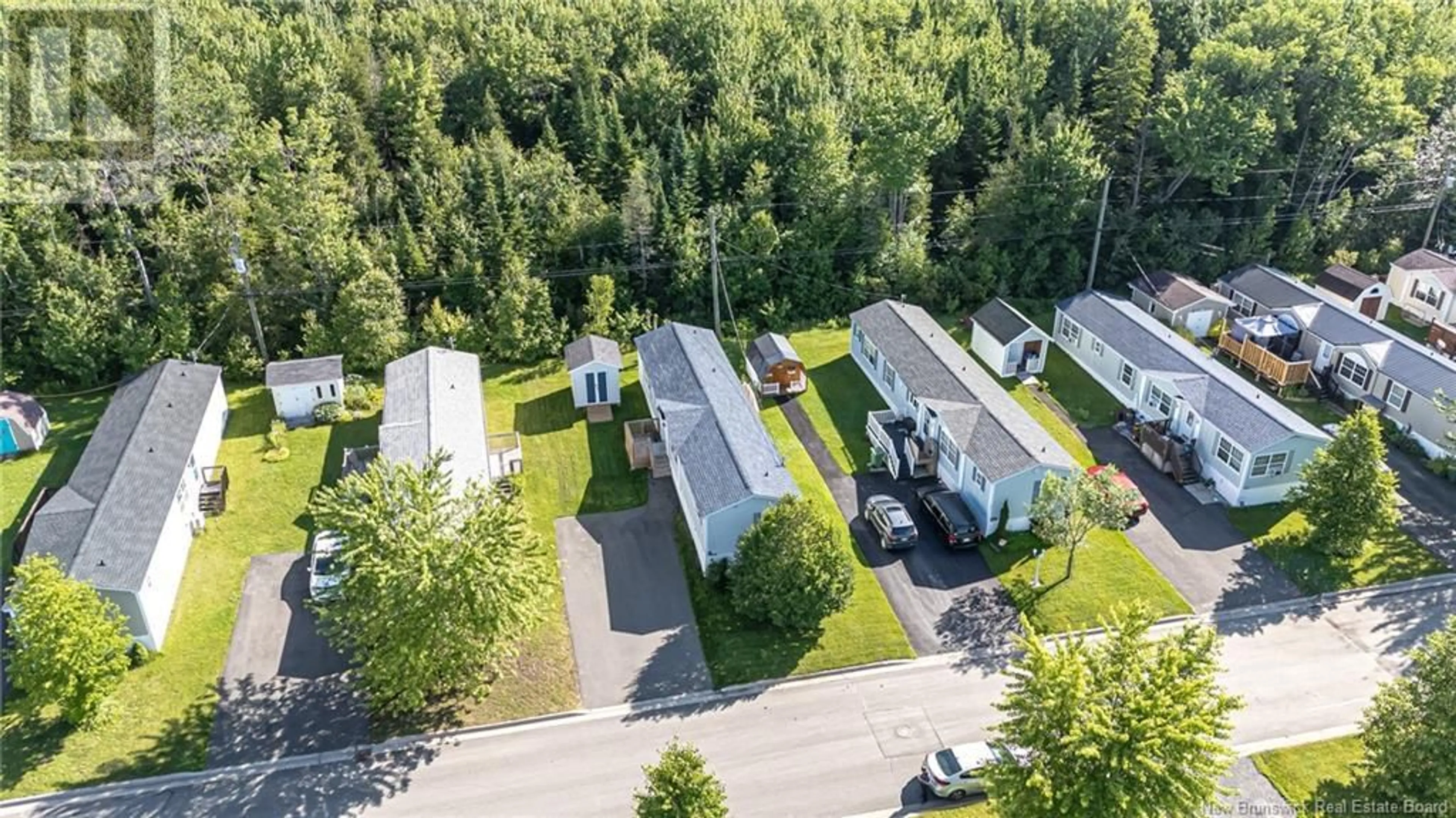 A pic from outside/outdoor area/front of a property/back of a property/a pic from drone, street for 101 GLENMAR DRIVE, Fredericton New Brunswick E3G0S3