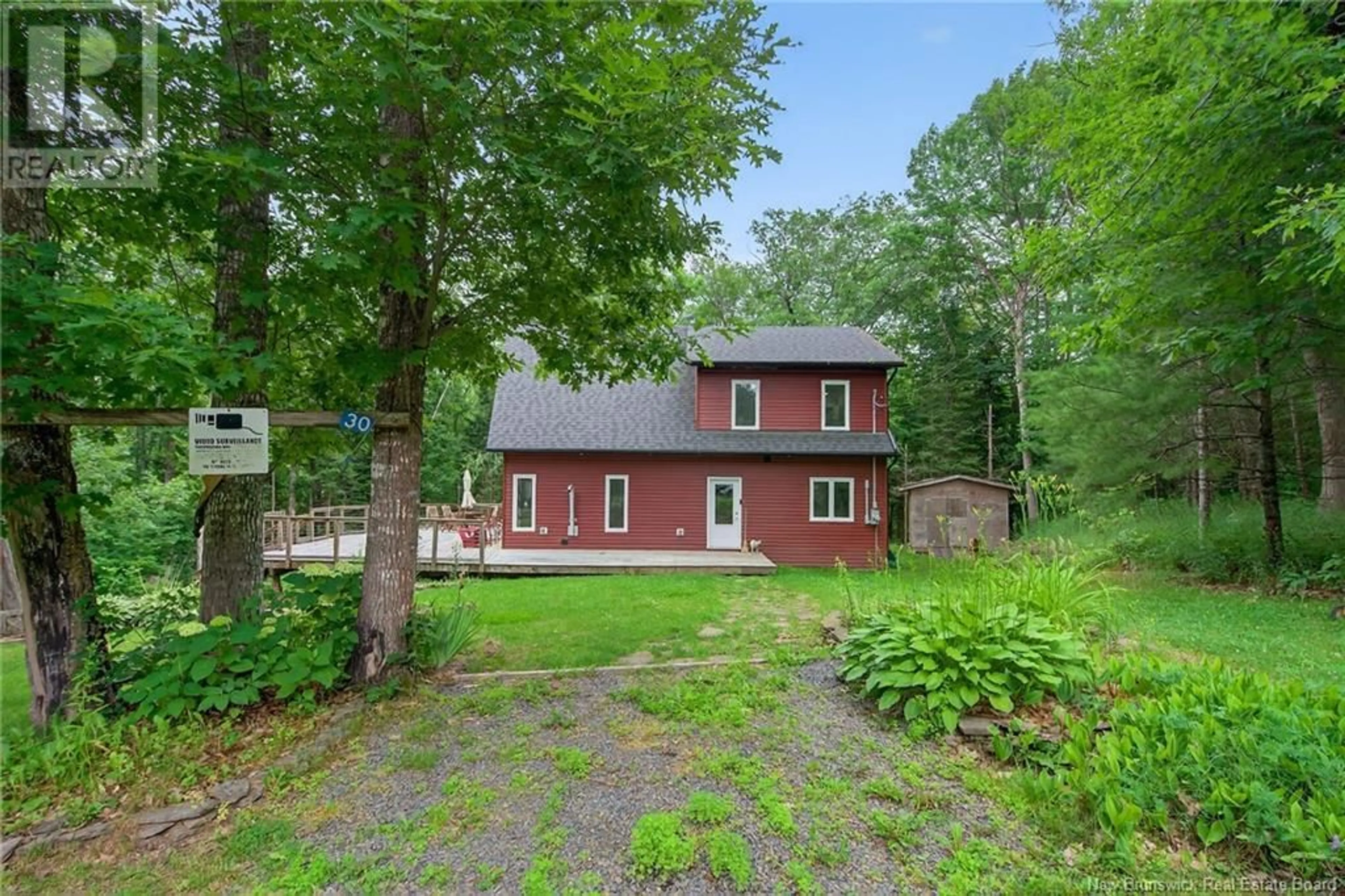 A pic from outside/outdoor area/front of a property/back of a property/a pic from drone, street for 30 OWENS LANE, Cambridge-Narrows New Brunswick E4C1X2