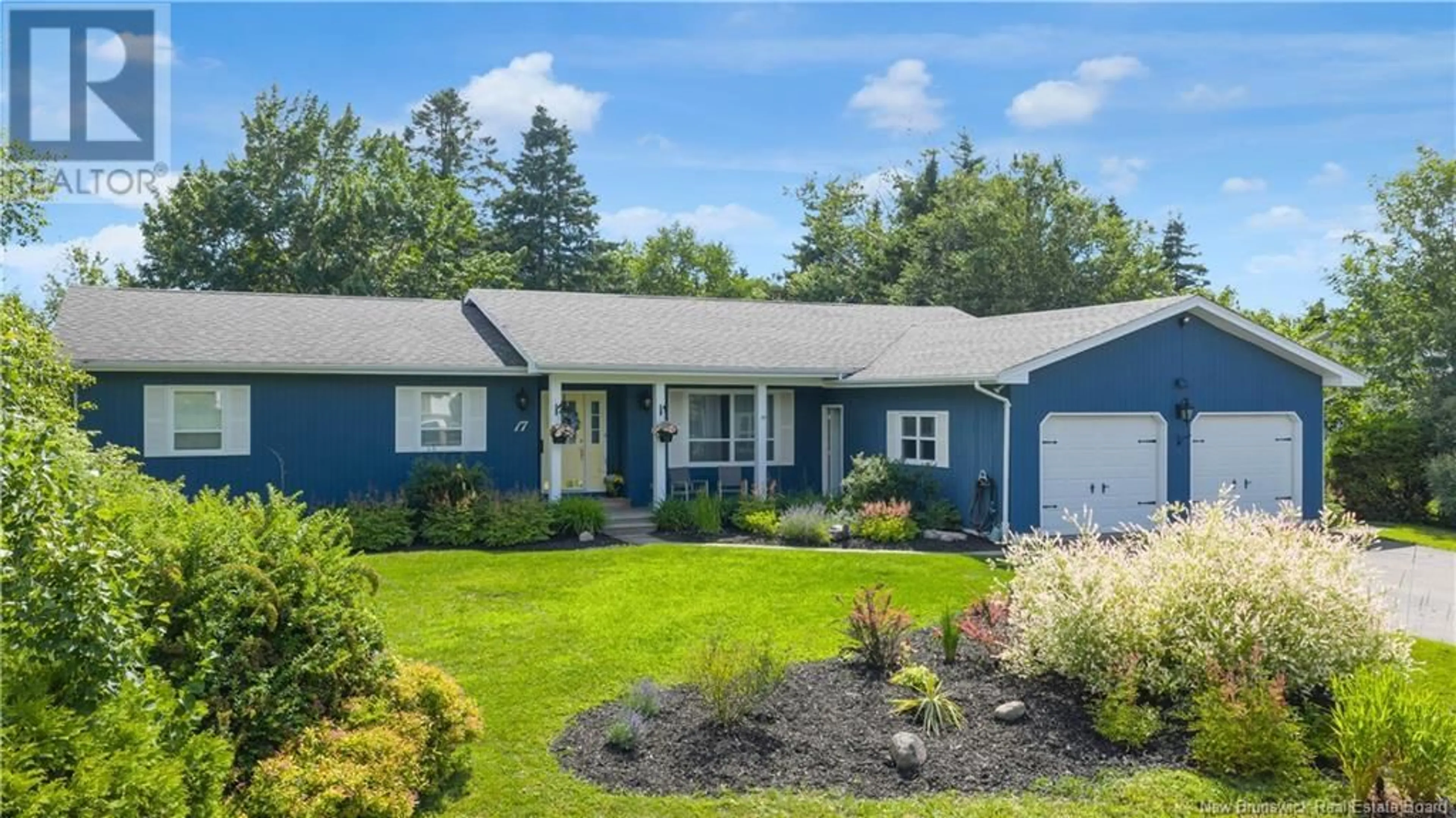 Home with vinyl exterior material, street for 17 MAPLECREST DRIVE, Rothesay New Brunswick E2H1K2