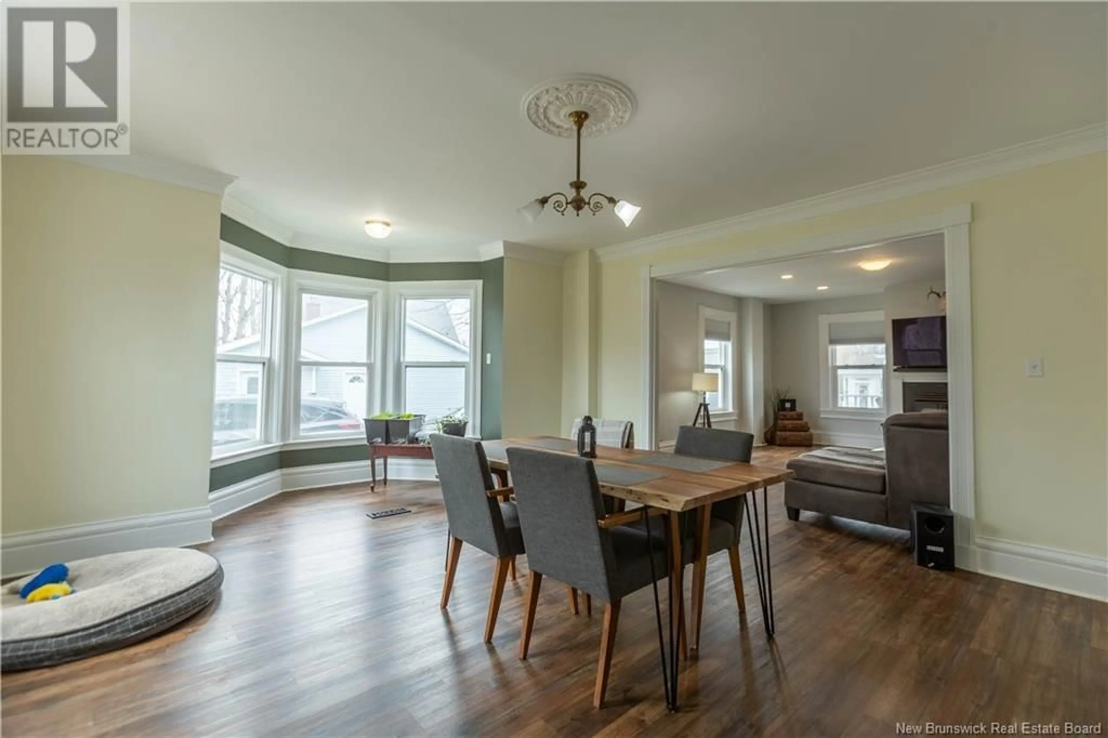Dining room, wood/laminate floor for 11 SQUIRE STREET, Sackville New Brunswick E4L4K8