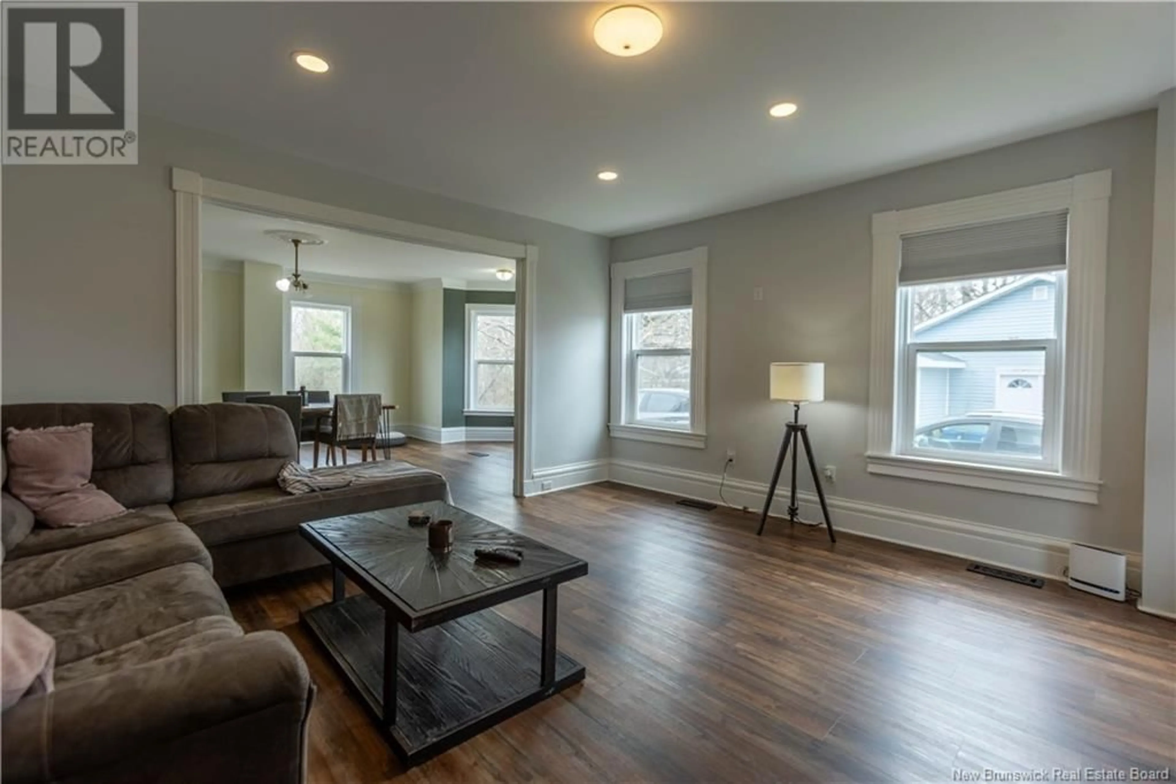 Living room with furniture, wood/laminate floor for 11 SQUIRE STREET, Sackville New Brunswick E4L4K8