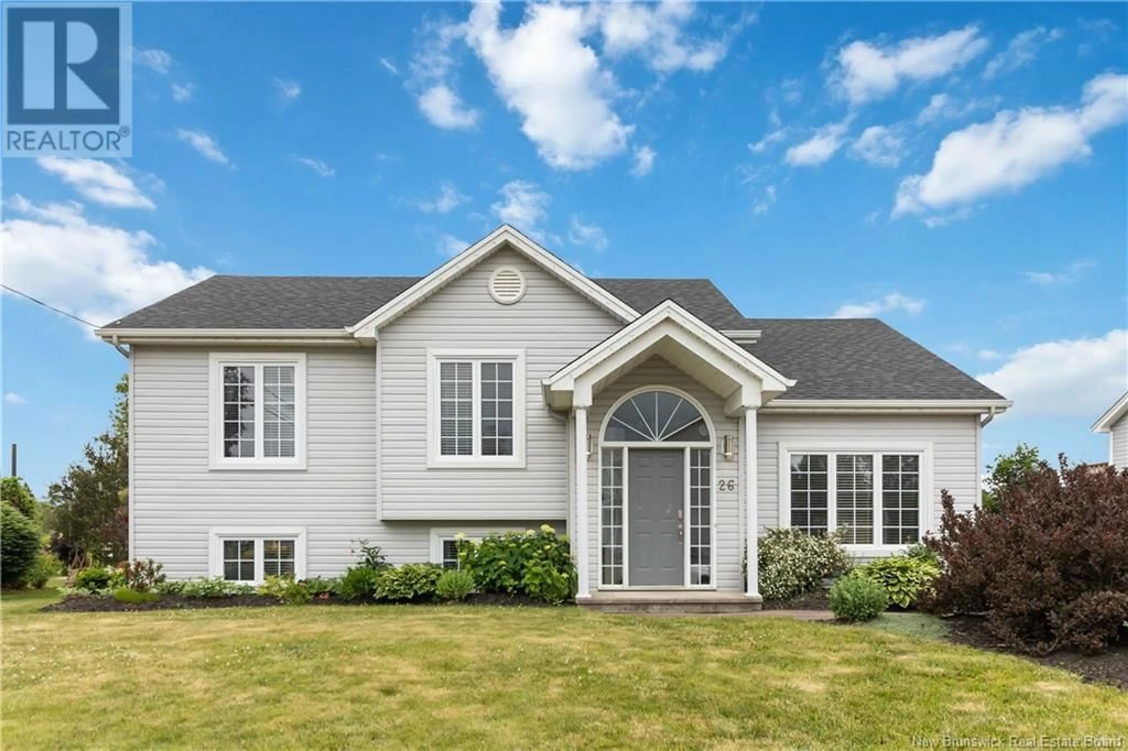 Home with vinyl exterior material, street for 26 CYRIL STREET, Dieppe New Brunswick E1A8K6