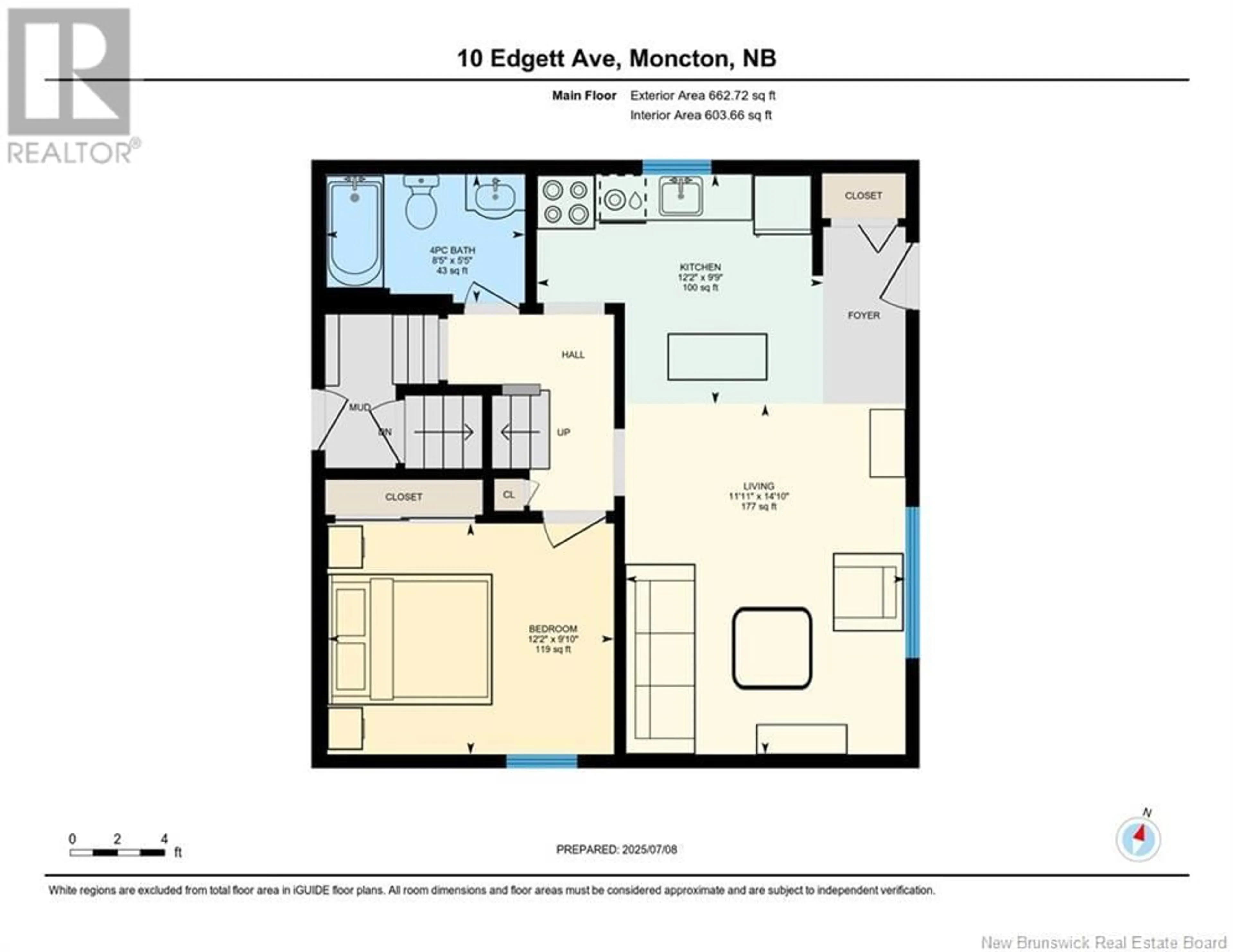 Floor plan for 10 EDGETT AVENUE, Moncton New Brunswick E1C7B1