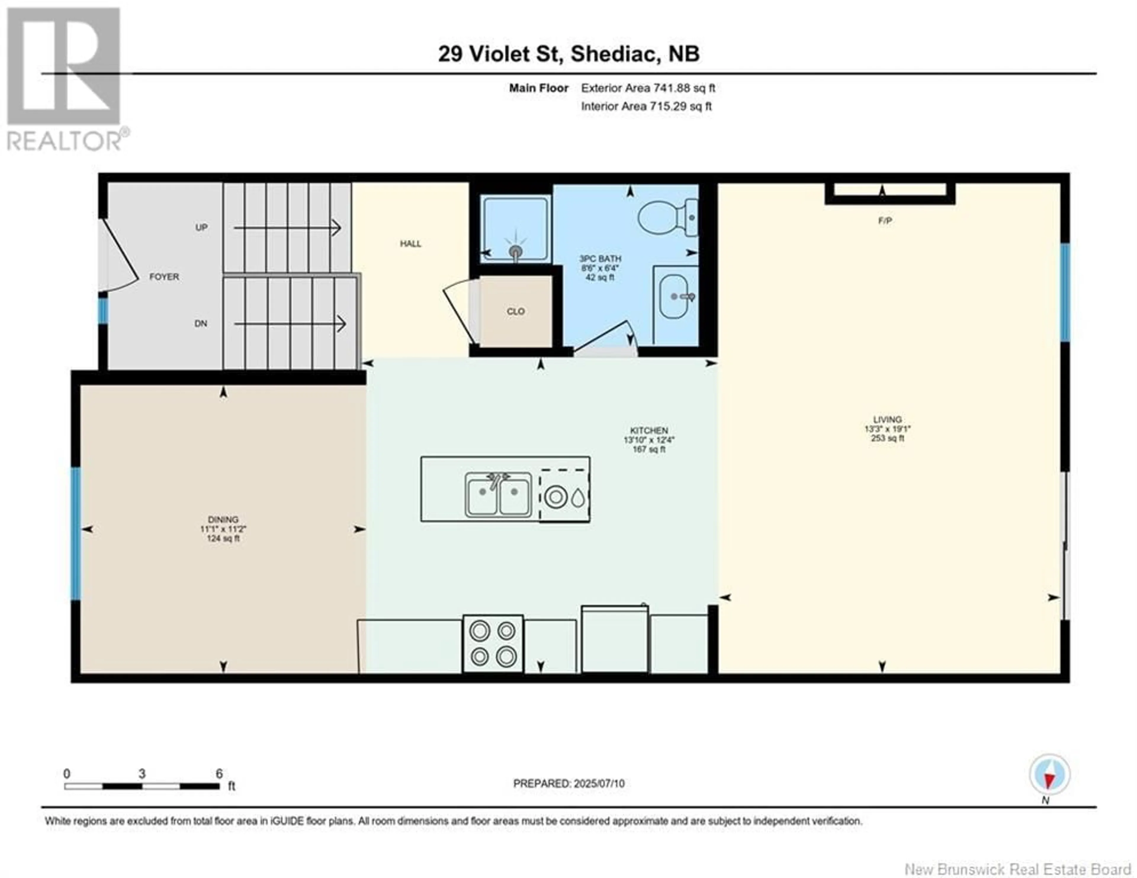 Floor plan for 29 VIOLET STREET, Shediac New Brunswick E4P0Z8