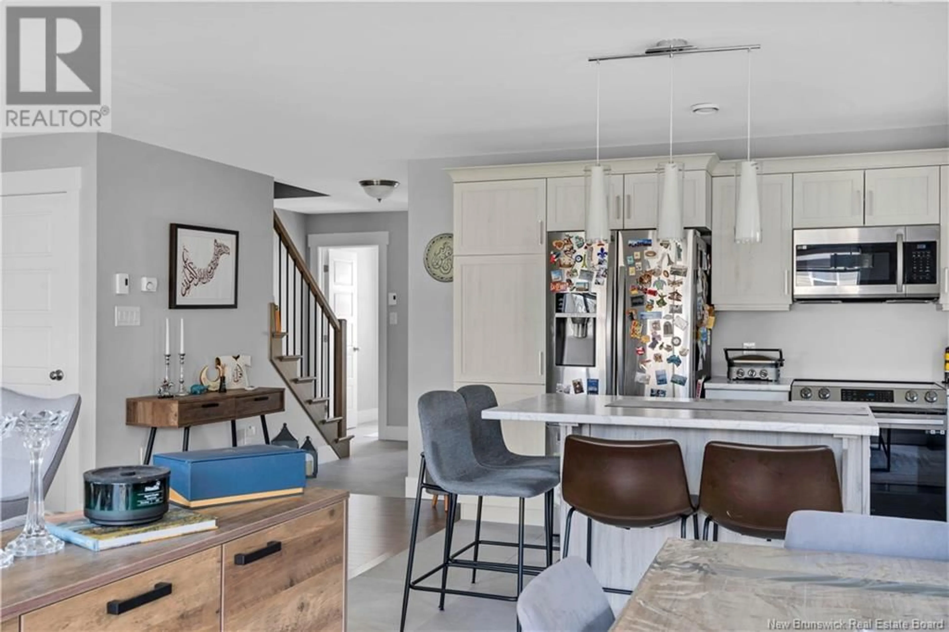 Open concept kitchen, ceramic/tile floor for 94 BASTARACHE STREET, Dieppe New Brunswick E1A6X9
