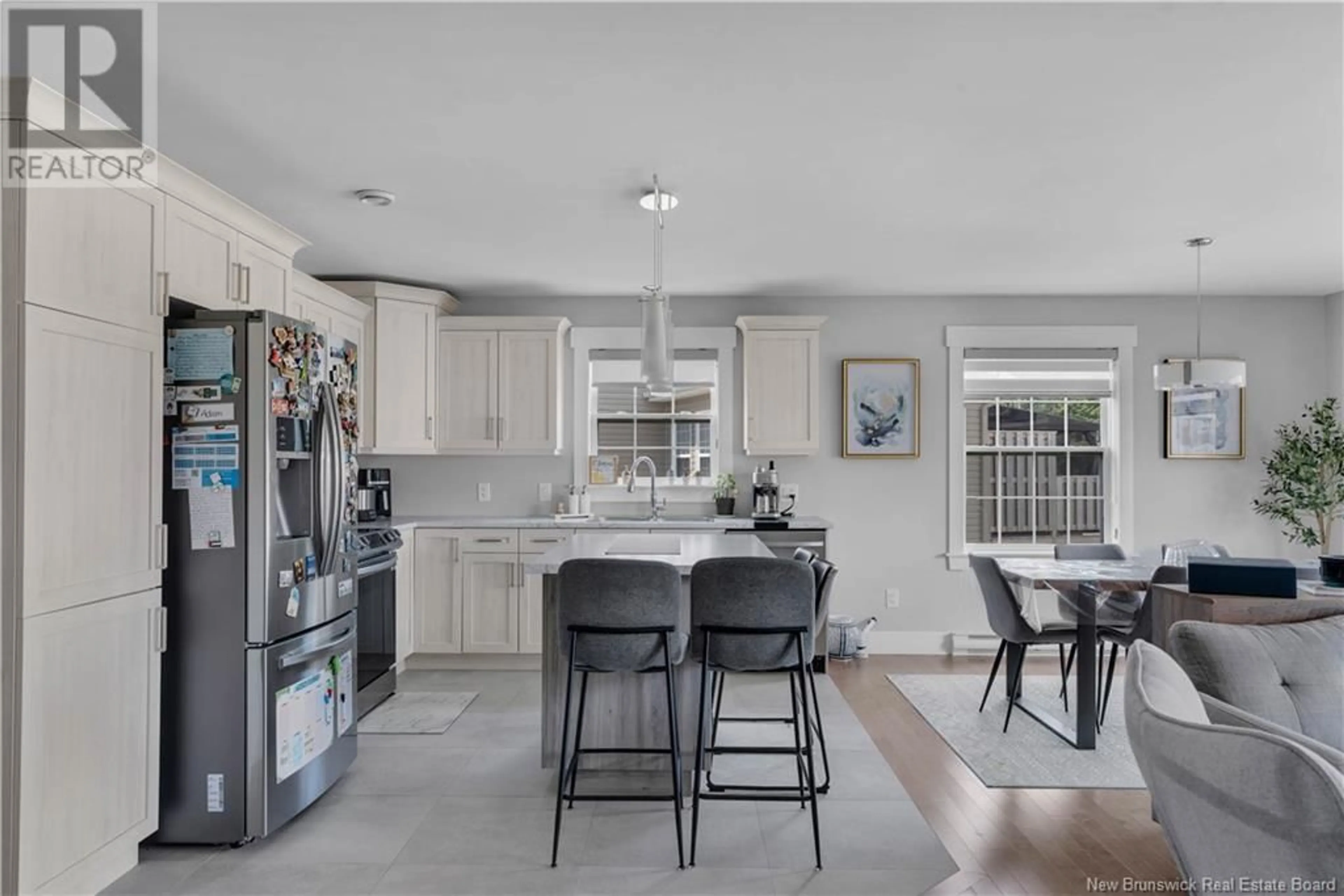 Open concept kitchen, ceramic/tile floor for 94 BASTARACHE STREET, Dieppe New Brunswick E1A6X9