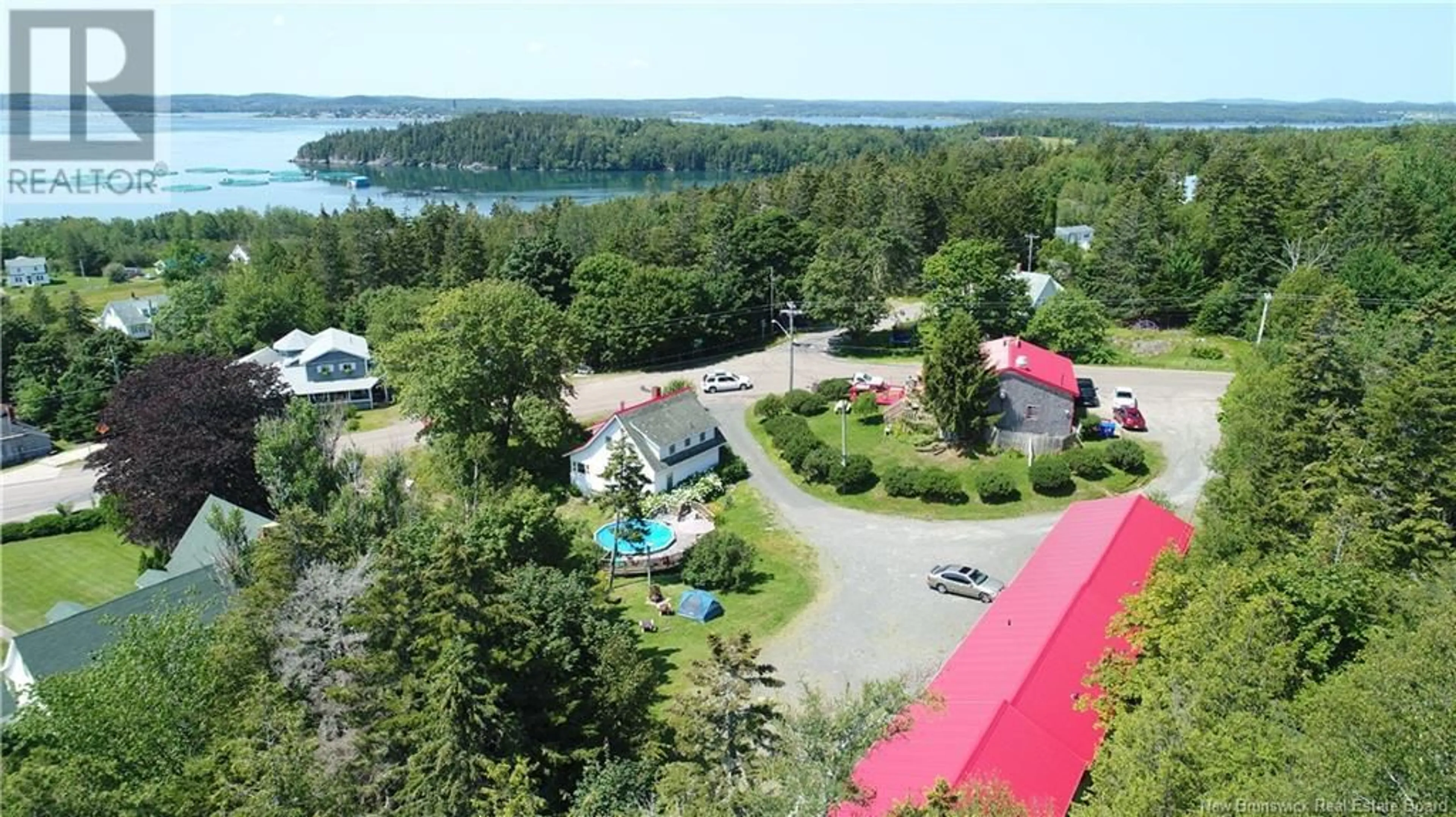 A pic from outside/outdoor area/front of a property/back of a property/a pic from drone, water/lake/river/ocean view for 939-941 RTE 772, Fairhaven New Brunswick E5V1P1