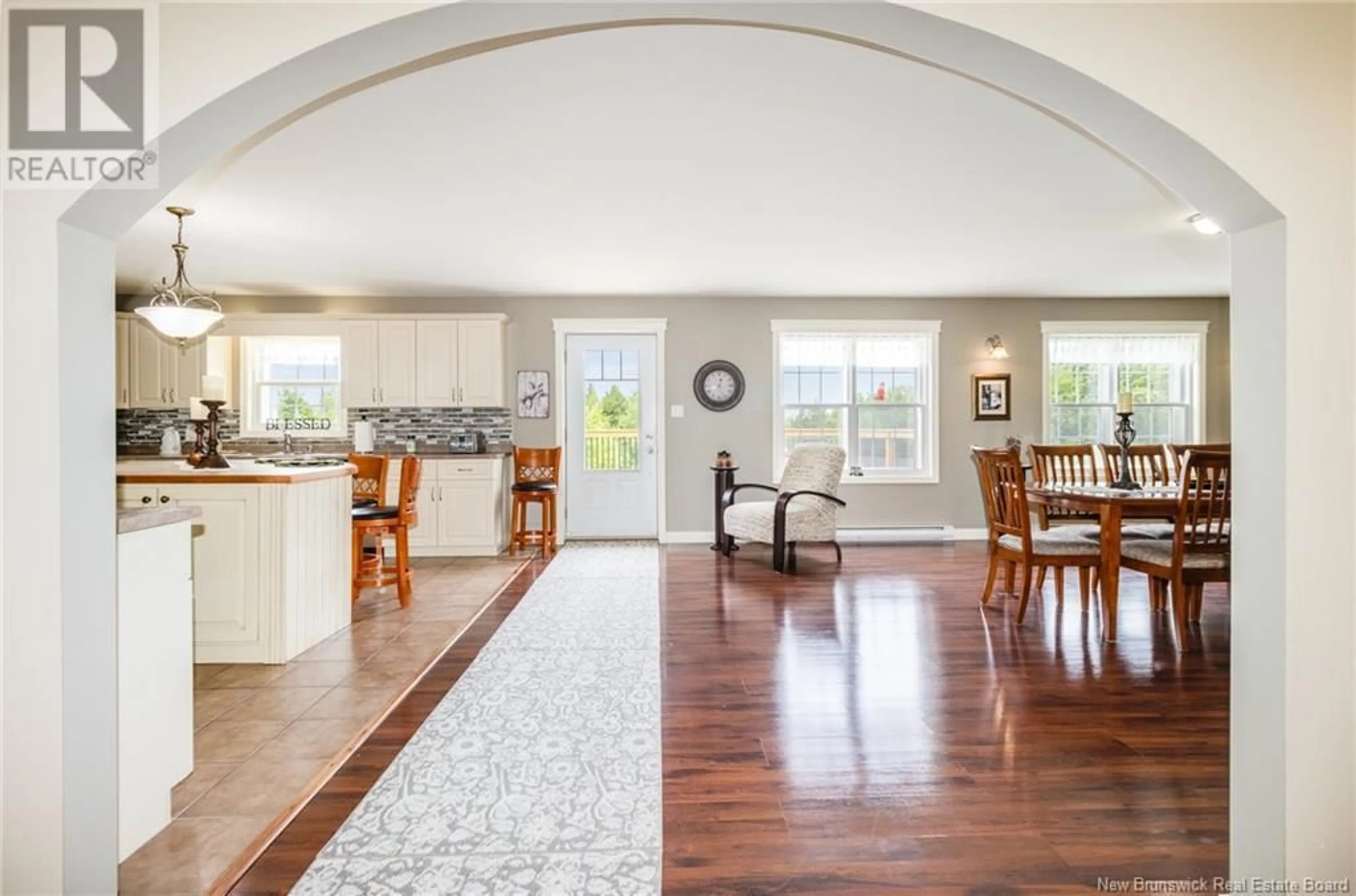 Open concept kitchen, ceramic/tile floor for 63 SUNSET BLVD, McLeod Hill New Brunswick E3G6A4