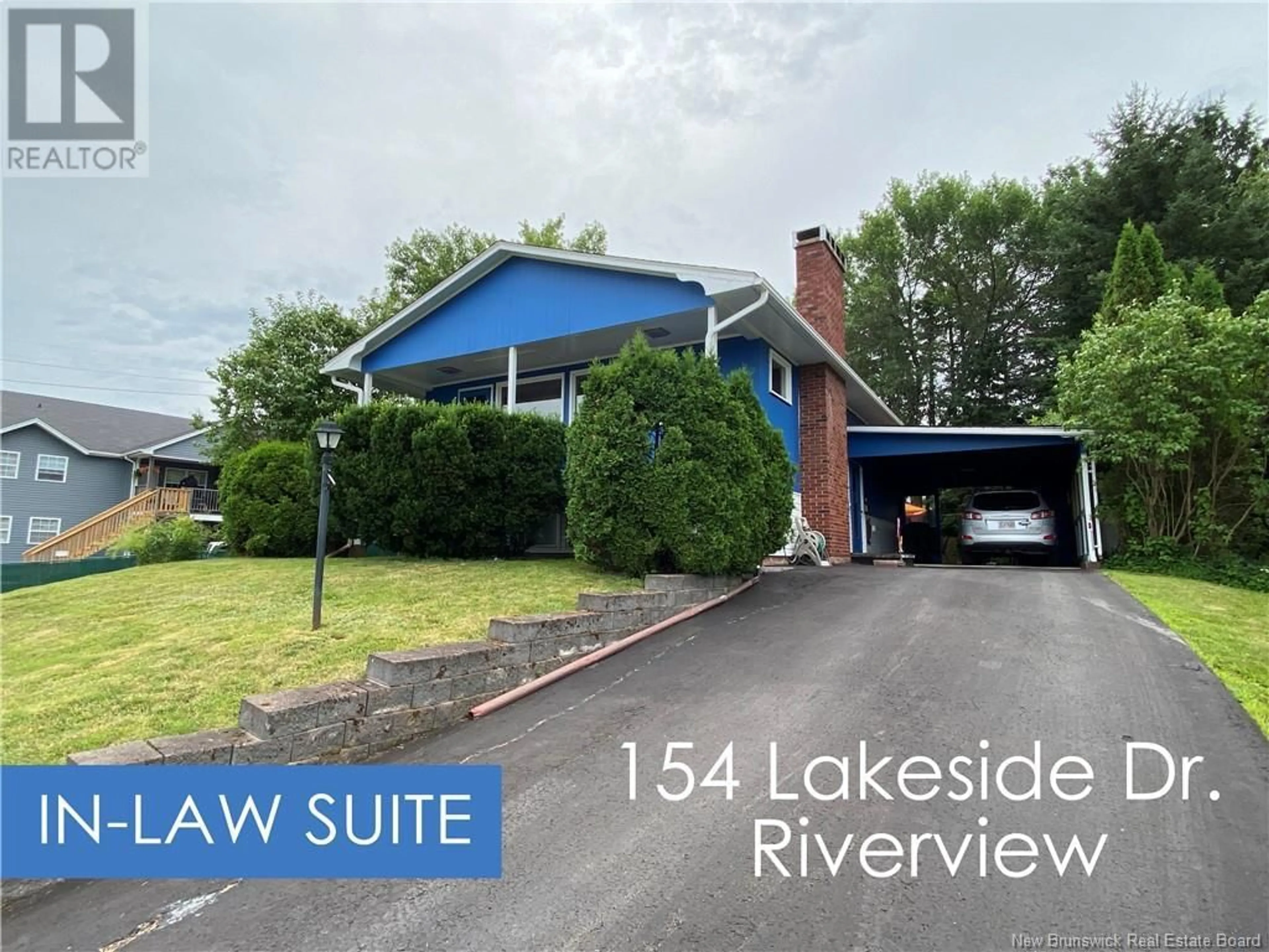 A pic from outside/outdoor area/front of a property/back of a property/a pic from drone, water/lake/river/ocean view for 154 LAKESIDE DRIVE, Riverview New Brunswick E1B3G9