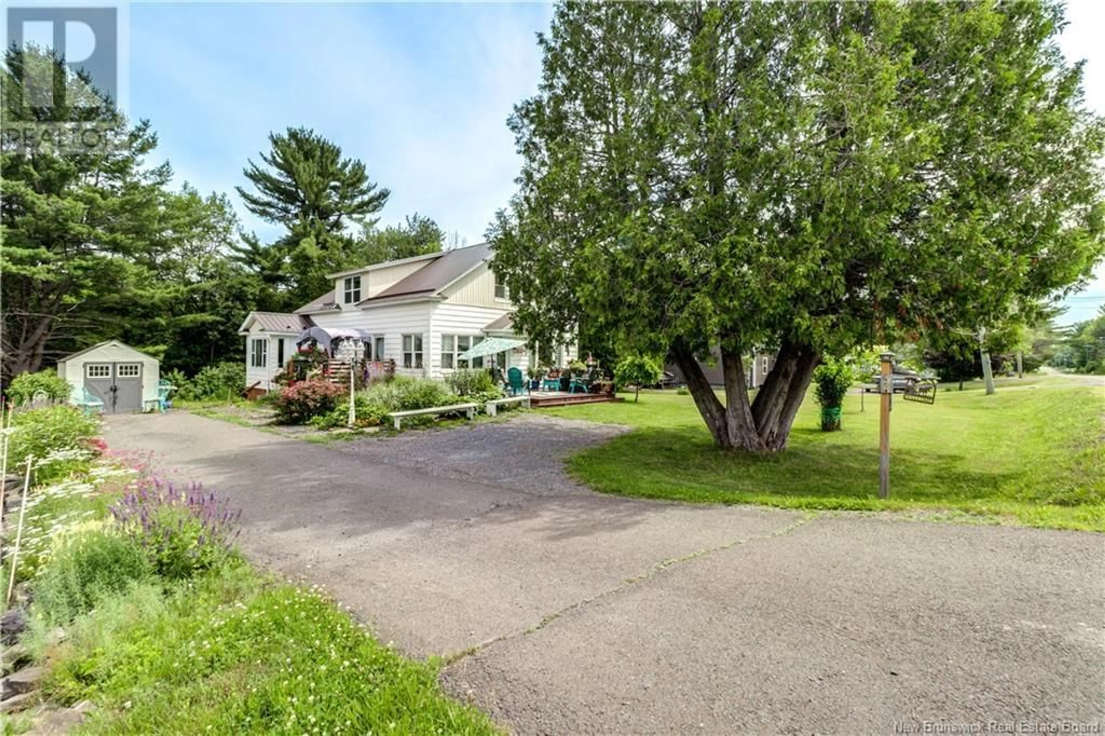 A pic from outside/outdoor area/front of a property/back of a property/a pic from drone, street for 54 LAKE DRIVE, Minto New Brunswick E4B2M6